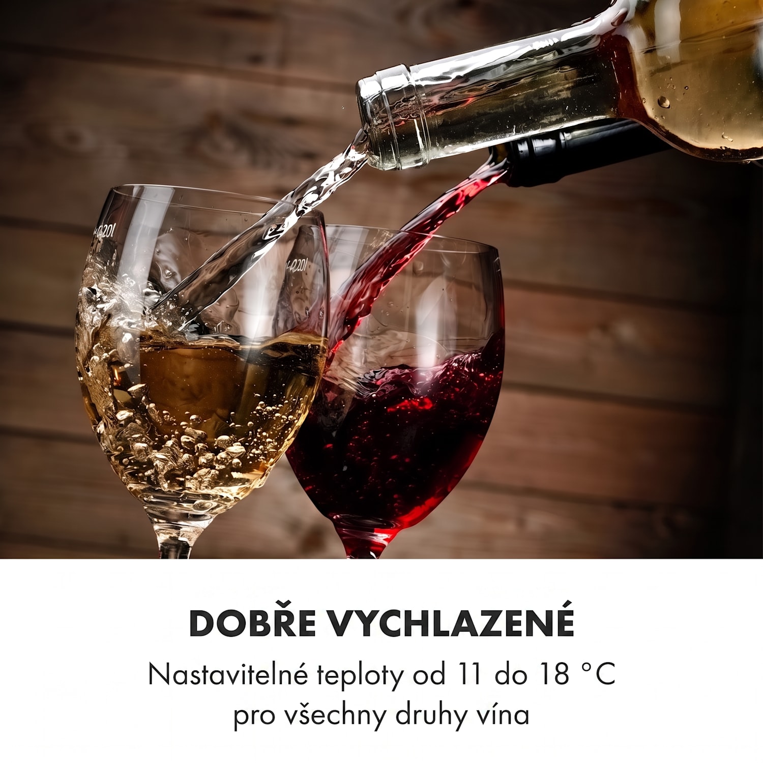 Bellevin 8 Uno, vinotéka, 23 litrů, 11-18 °C, 1 zóna 1 chladící zóna | 8 lahví