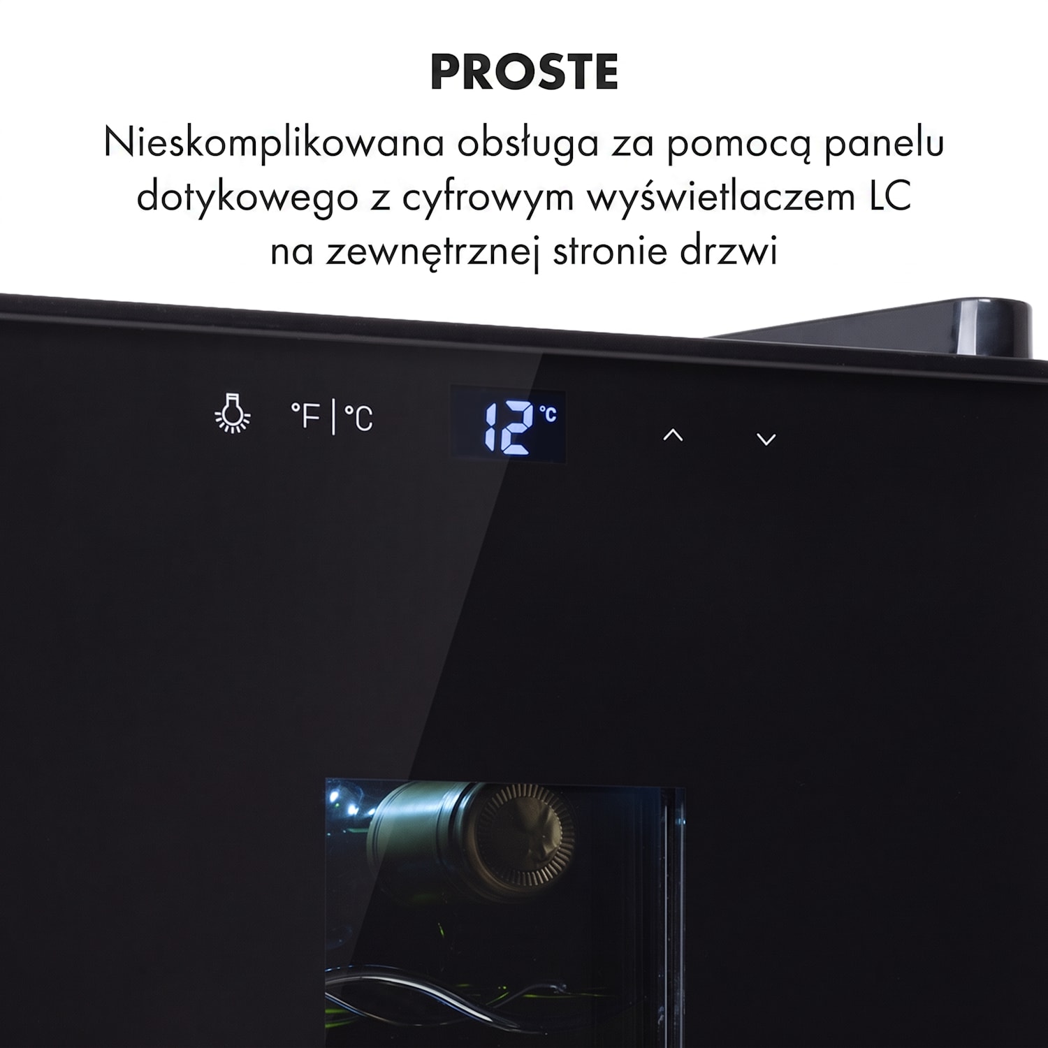 Bellevin 8 Uno, chłodziarka do wina, 23 l, 11-18°C, jedna strefa 1 strefa chłodzenia | 8 butelek
