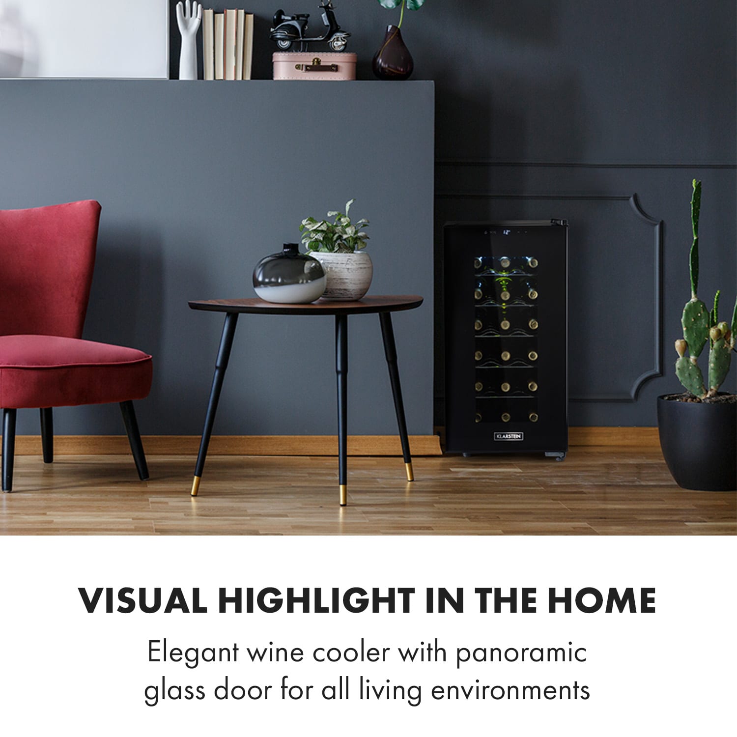 Bellevin 18 Uno, vinotéka, 52 l, 11–18°C, 1 zóna 1 chladiaca zóna | 18 fliaš