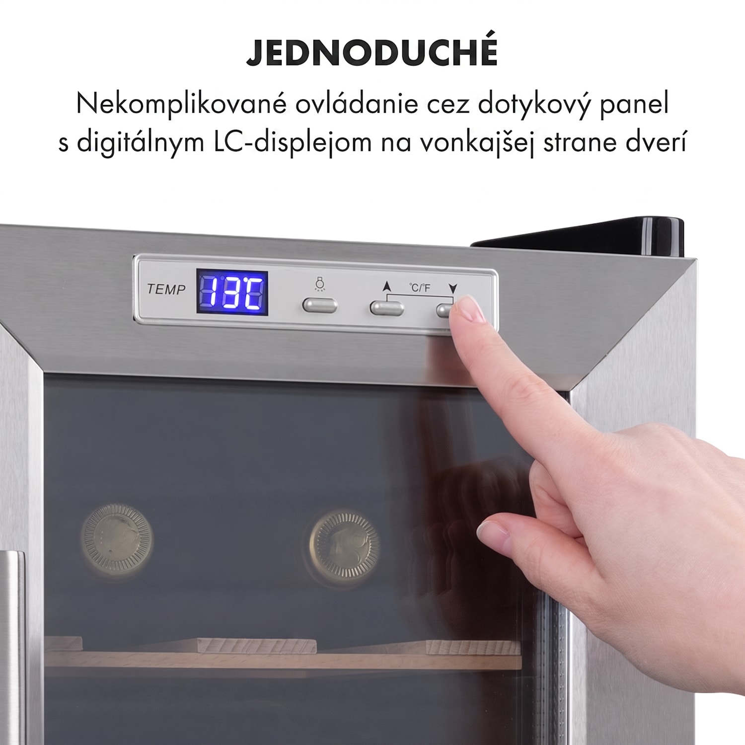 Reserva 8 Uno, vinotéka, 23 l, 8 fliaš, 11–18°C, 26 dB, nehrdzavejúca oceľ 1 chladiaca zóna | 8 fliaš