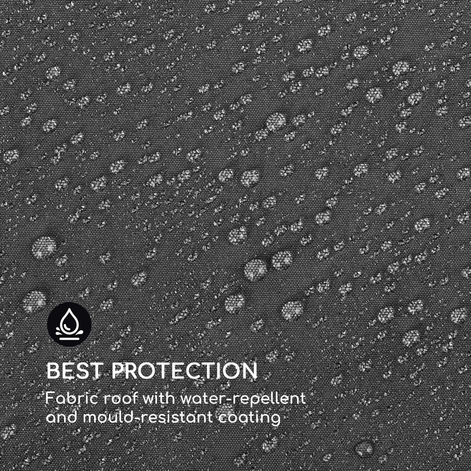 Grandezza Cortina, kerti pavilon, 3 x 6 m, 4 oldalrész 3 x 6 m | Sötét szürke