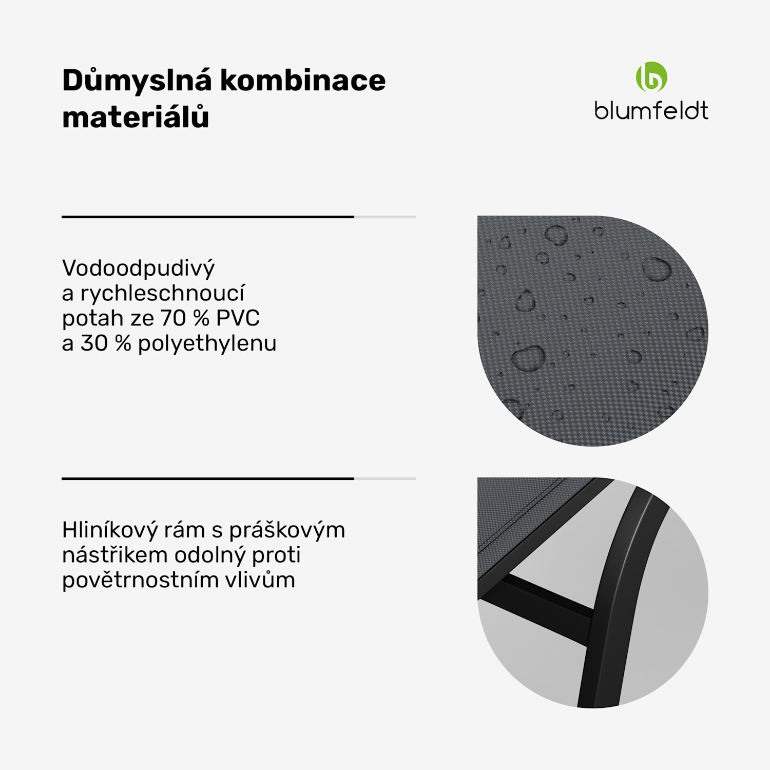 Limala, lehátko, ocel/hliník, textilen, 150 kg, přenosné Tmavě šedá