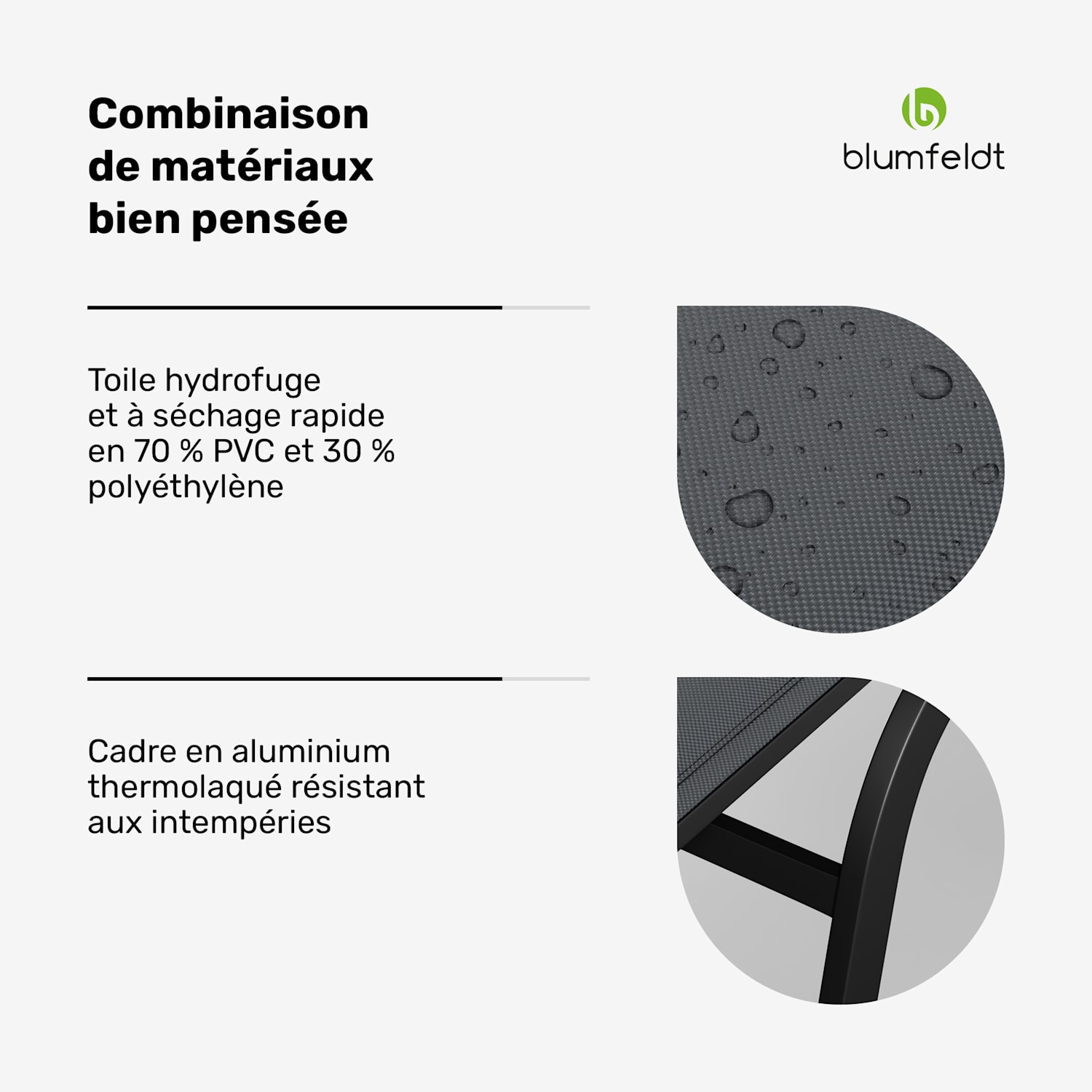 Bain de soleil Limala Acier/Aluminium Textilene 150 kg mobile Gris Foncé