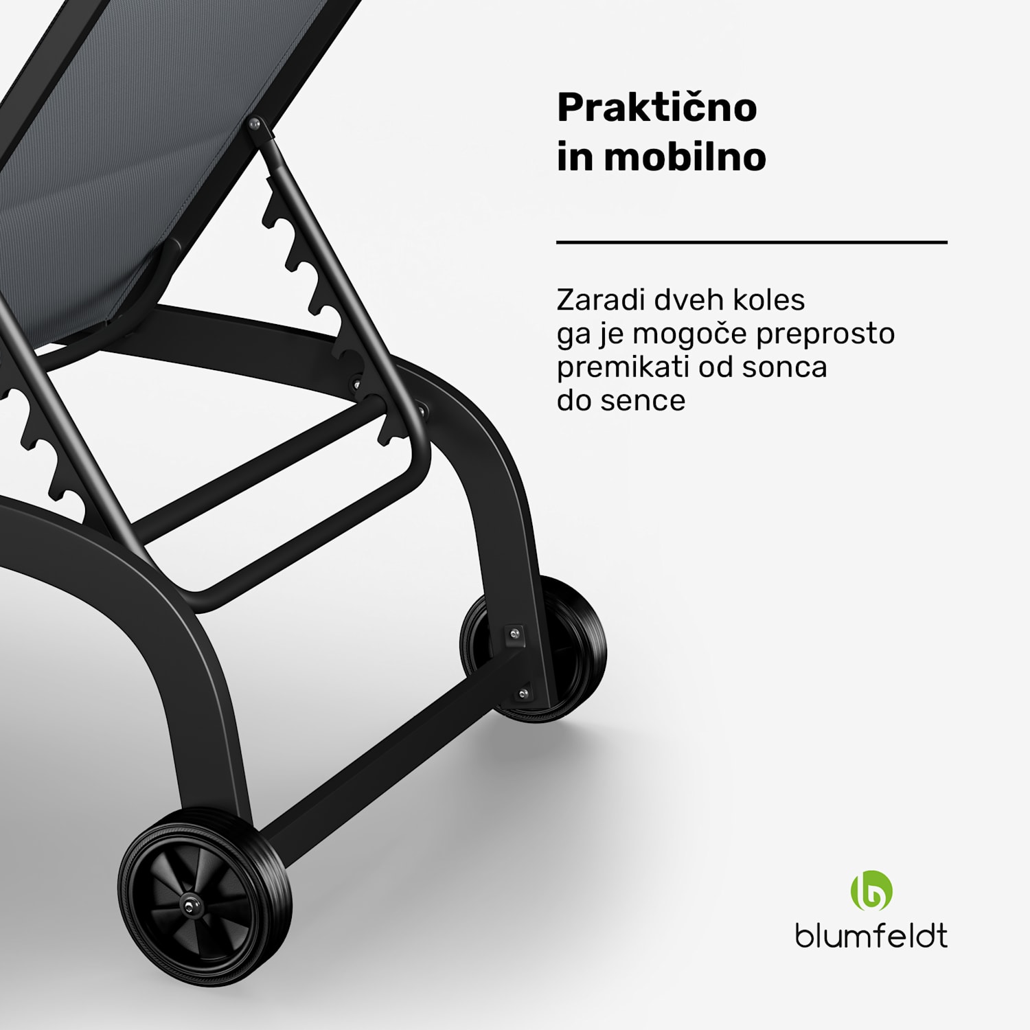 Limala, ležalnik, jeklo/aluminij, tekstil, 150 kg, prenosni Temno siva