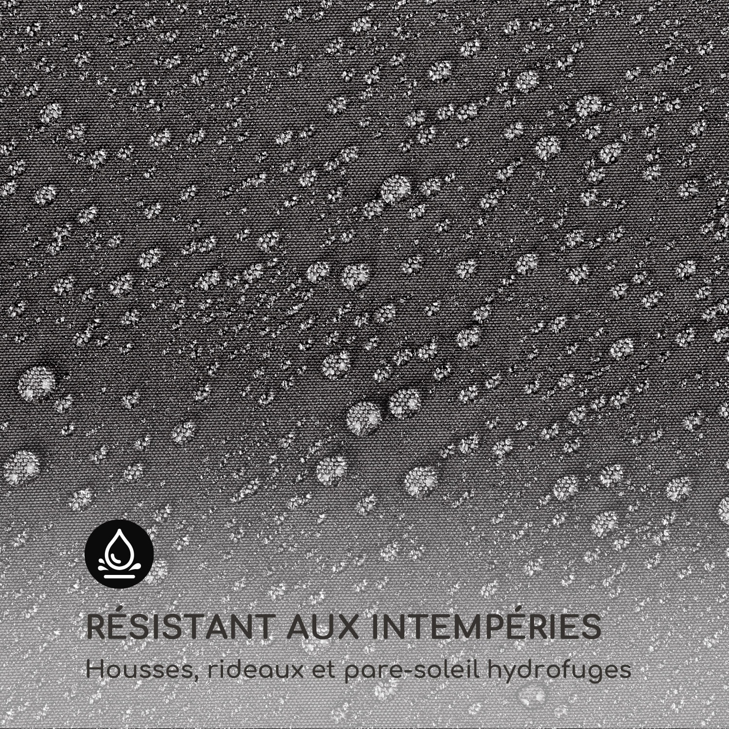 Chaise longue Eremitage Double Lux 4 positions d'inclinaison 2 personnes coussin de 6 cm Noir