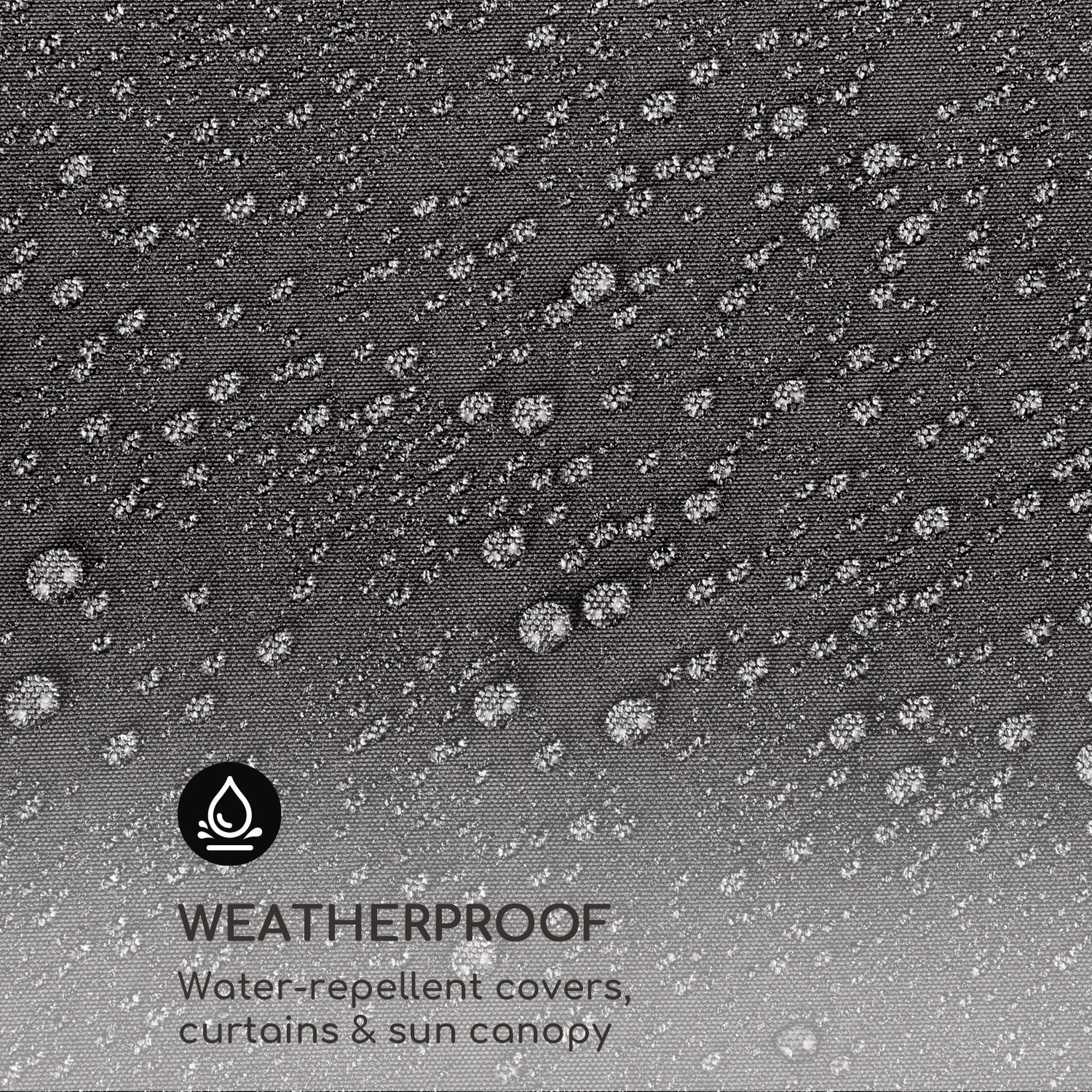 Eremitage Double Lux, lehátko, 4 polohy, pre 2 osoby, 6 cm čalúnenie Čierna