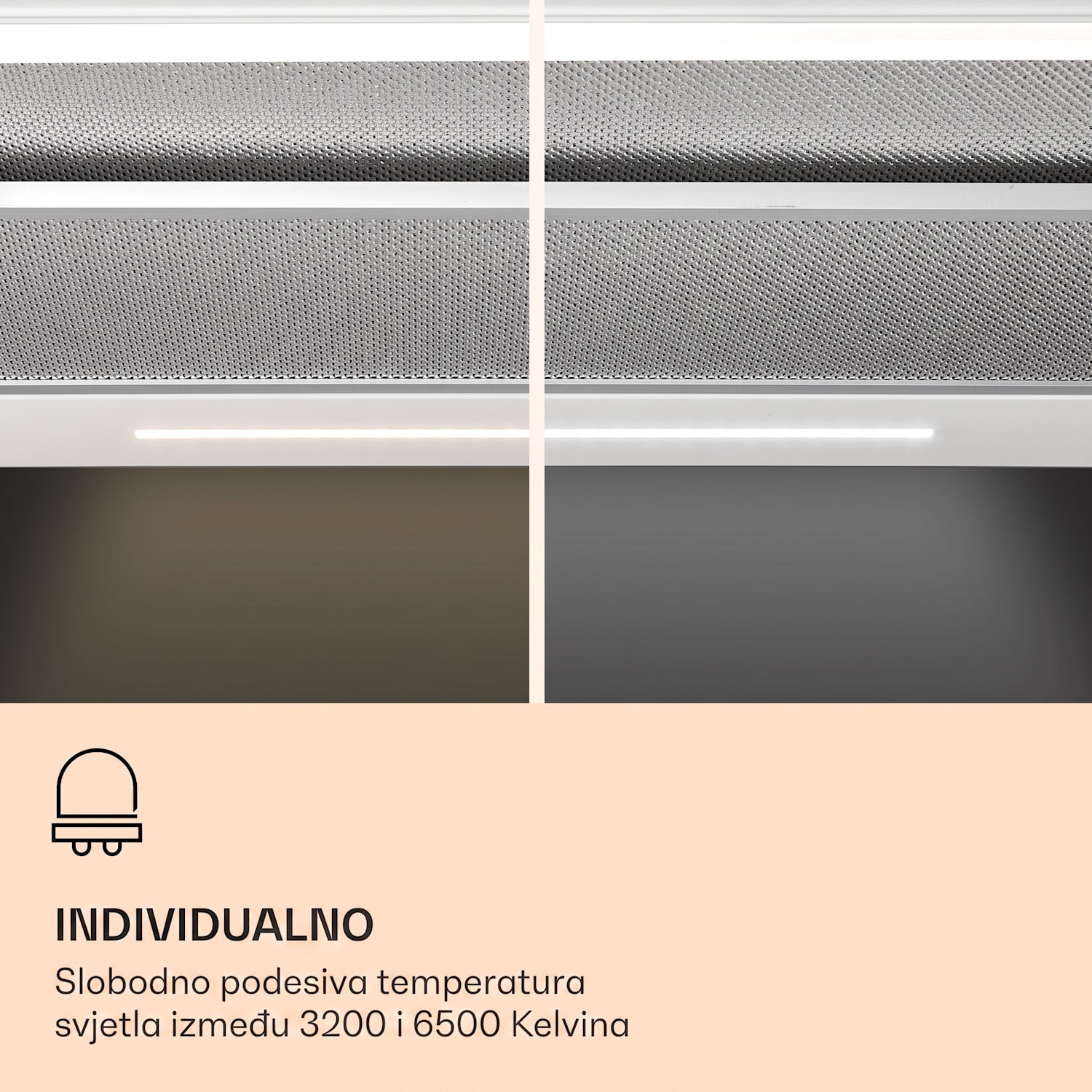 Mariana Neo 60, kuhinjska napa na izvlačenje, 60 cm, 640 m³ / h, usisavanje zraka, LED 60 cm | Bijela