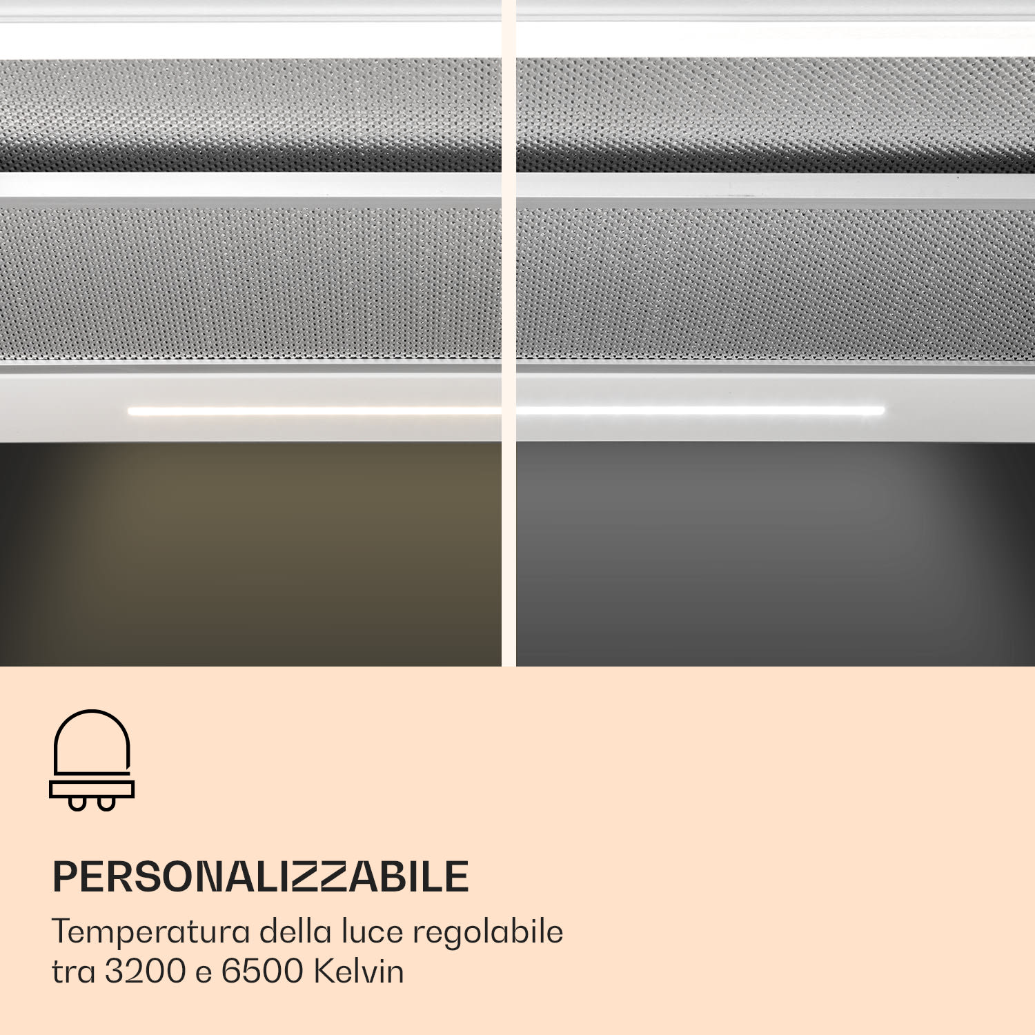 Mariana Neo 60, Cappa a schermo piatto, 60 cm, scarico, LED, 640 m³/h 60 cm | Bianco