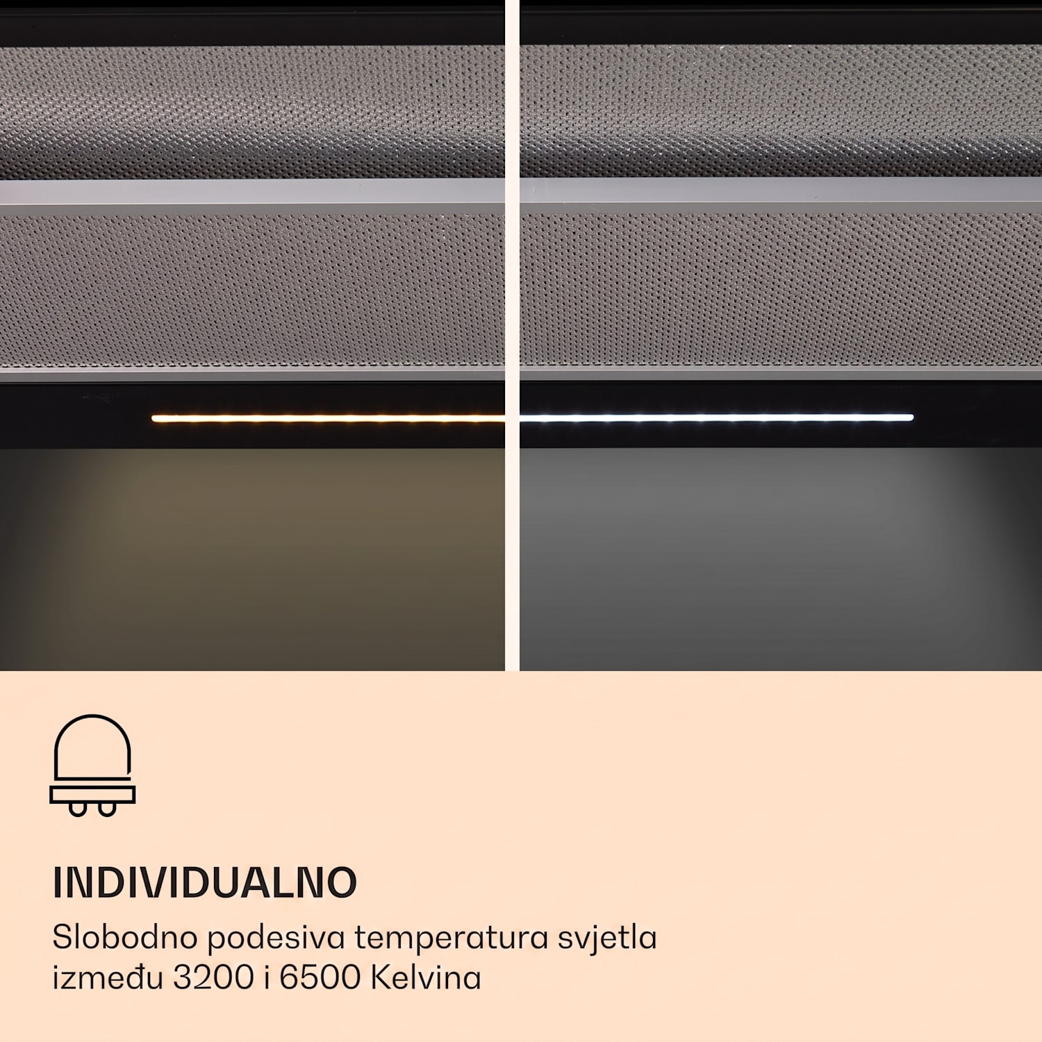 Mariana Neo 60, ravna napa, 60 cm, 640 m³ / h, vanjski ispuh, LED 60 cm | Crna
