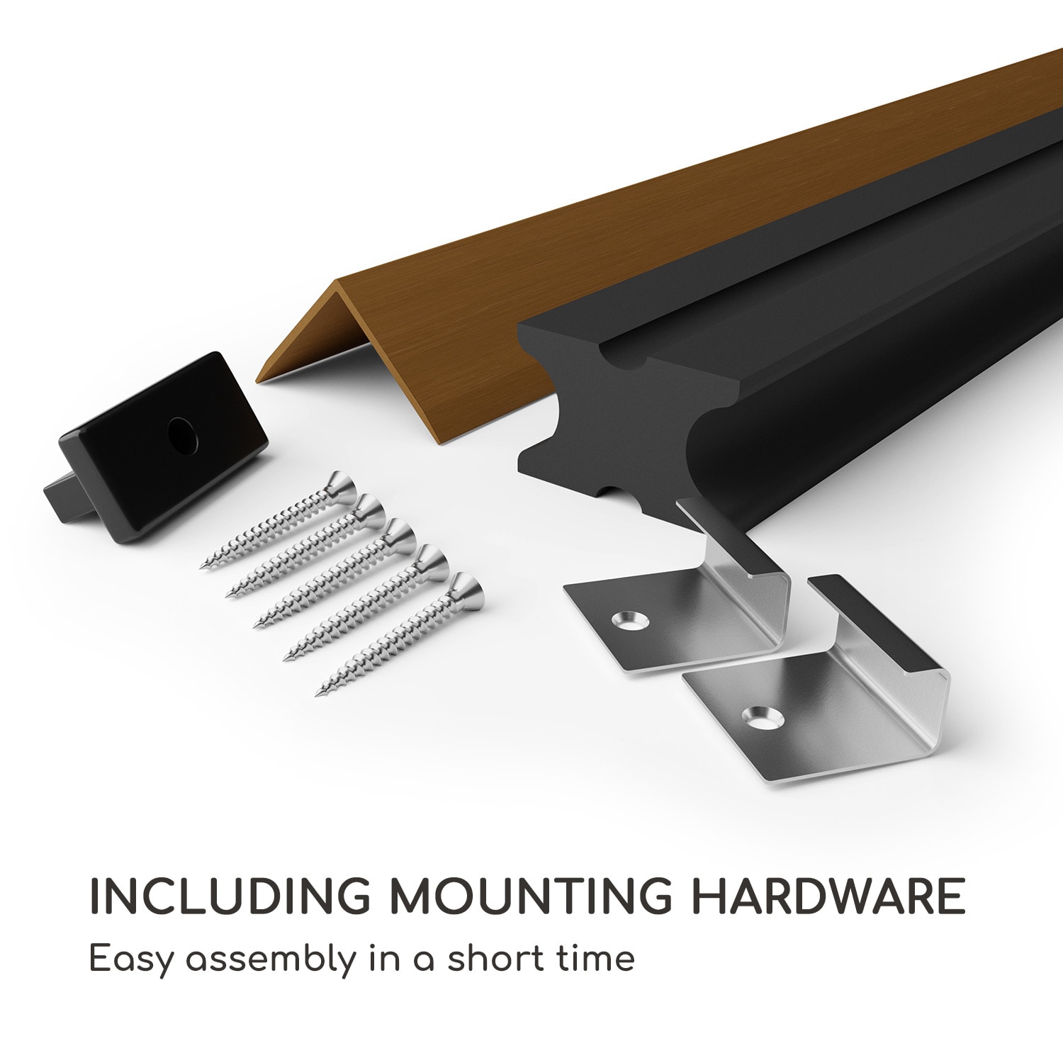 Pantheon Solid Ground paviljoenplanken 3x4 m composiet 3 x 4 m | Tabak
