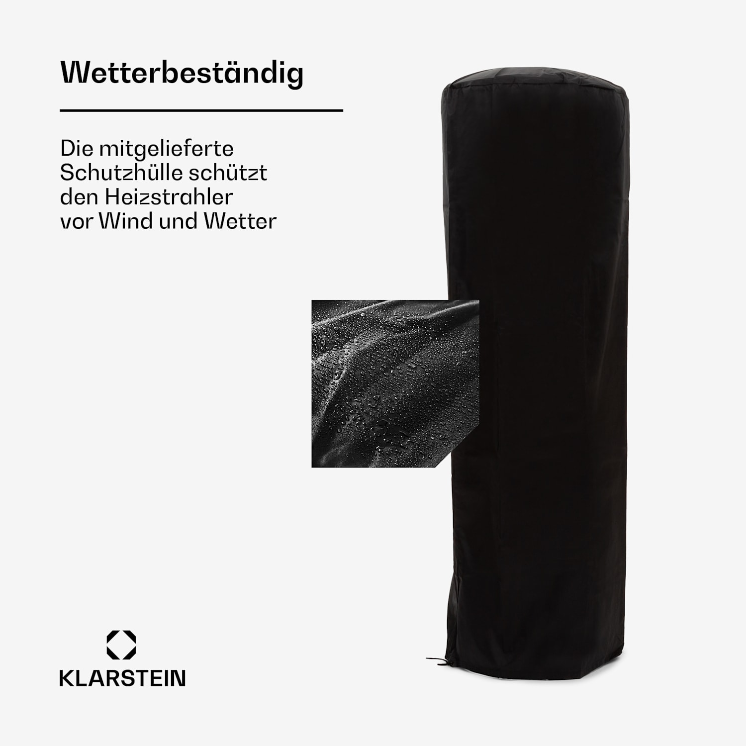 Goldflame Terrassenheizstrahler Gasheizer 11,2 kW Temperglas mobil Edelstahl Schwarz