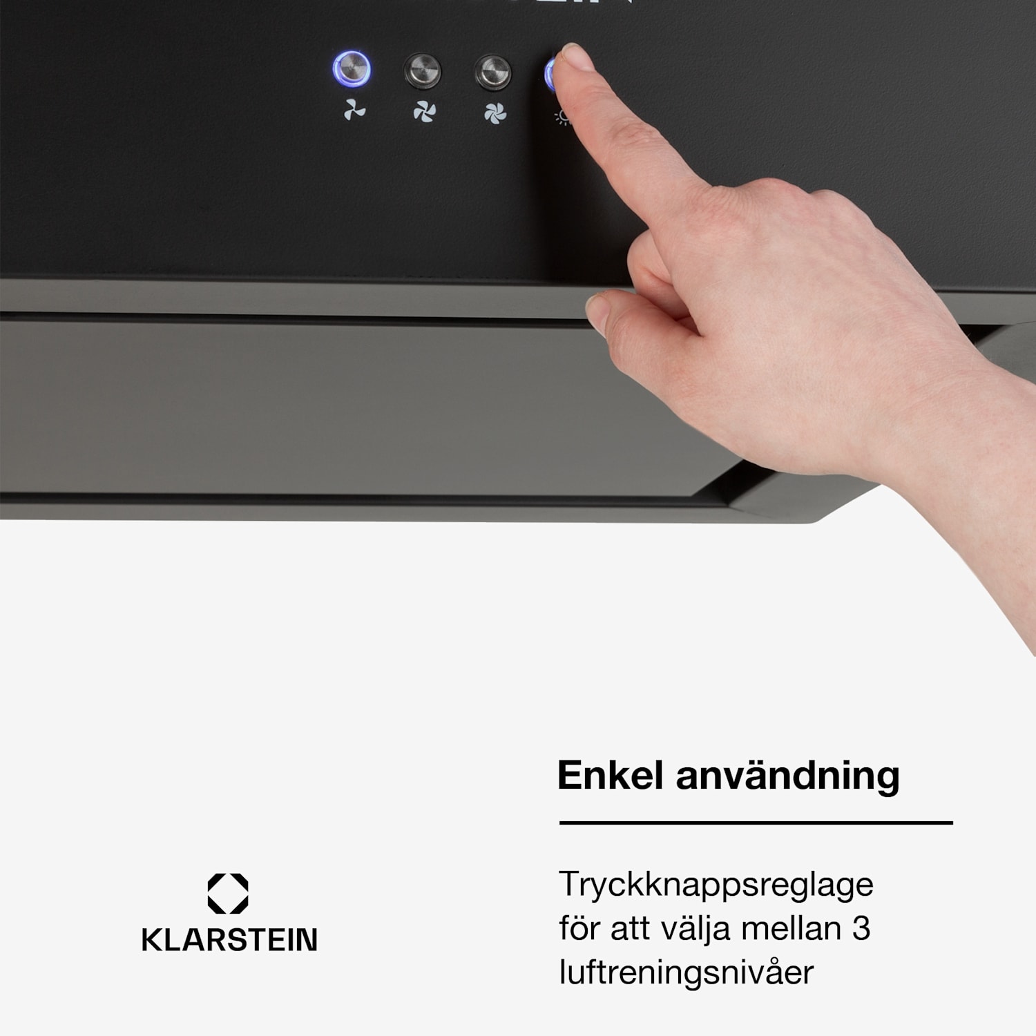 Kronleuchter Frihängande köksfläkt 596m³/h LED-panel EK A 