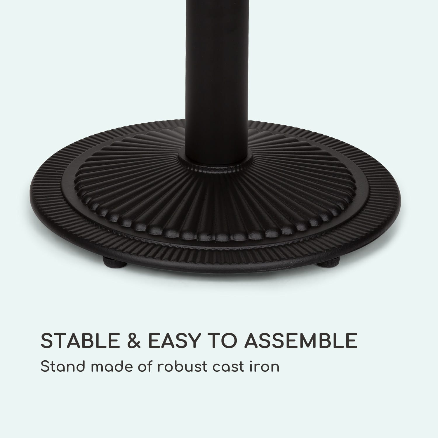 Patras Onyx, bistro stol, u stilu secesije, mramor, 60 × 60 cm, visina: 72 cm, okrugli Noga, okrugla