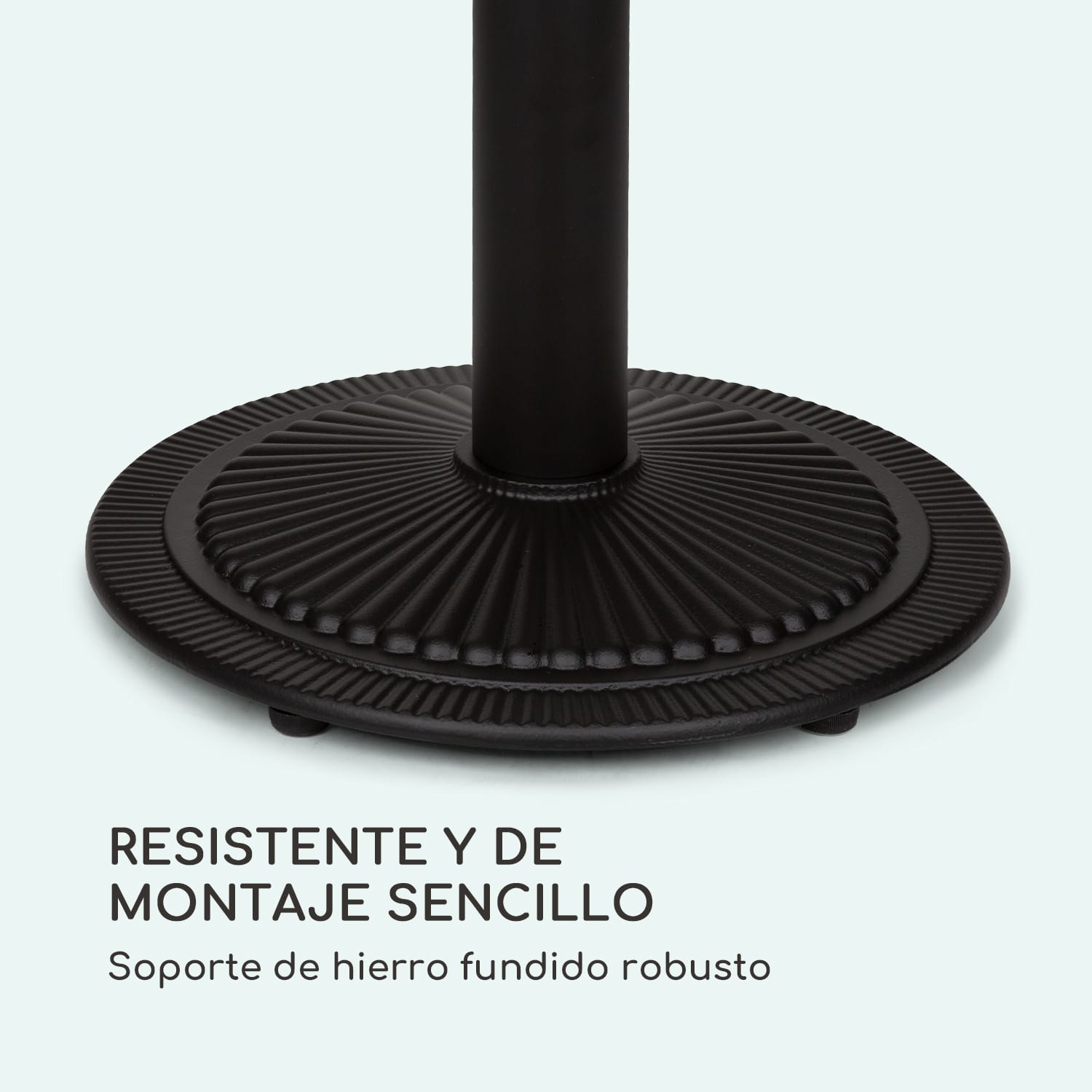 Patras Jewel Mesa de mármol Modernista Ø: 57,5 cm Alto: 75 cm Pata de hierro fundido Negro / Mármol Blanco