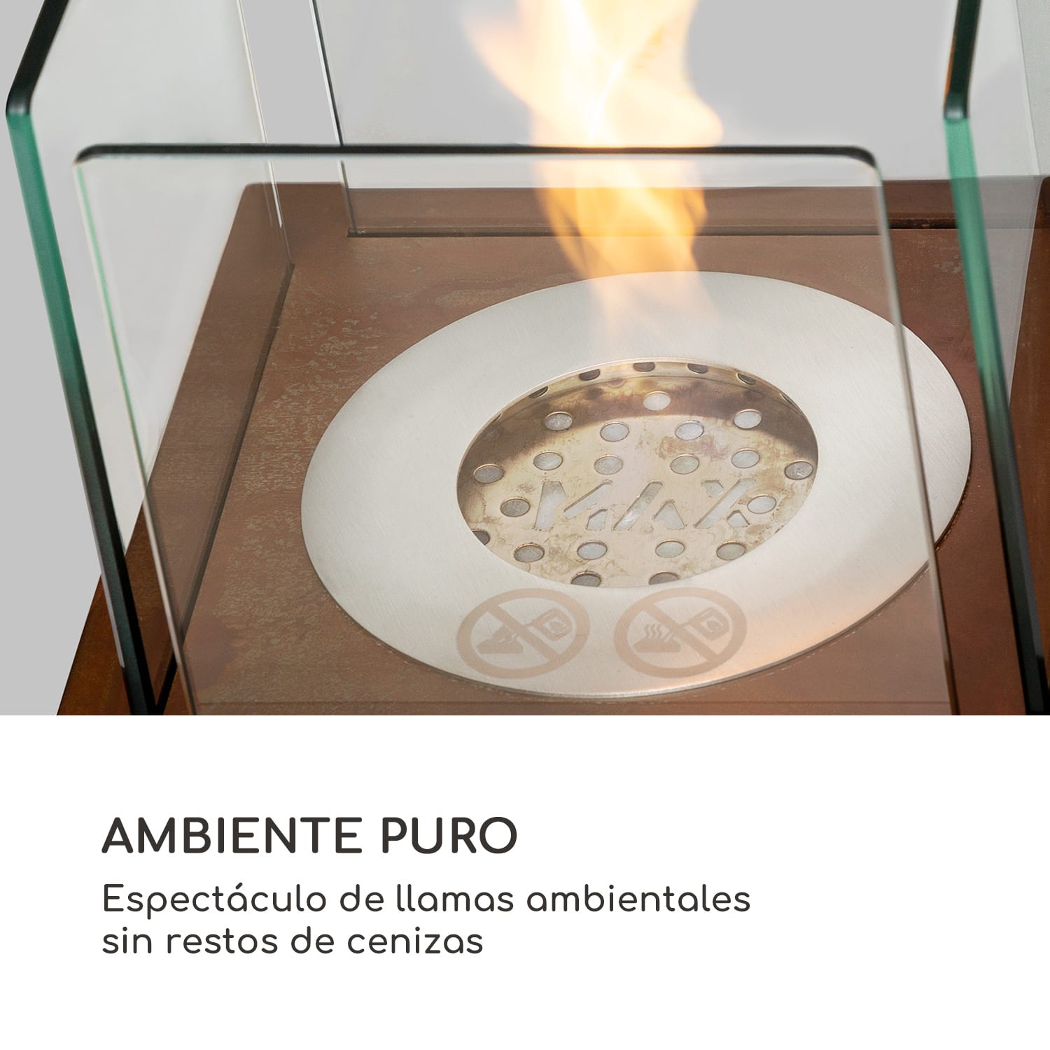Torre de fuego Arizona Rust Small 0,6 litros incluye funda protectora textil S