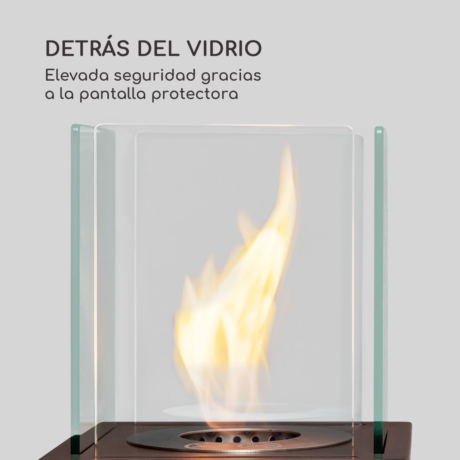 Torre de fuego Arizona Rust Small 0,6 litros incluye funda protectora textil S