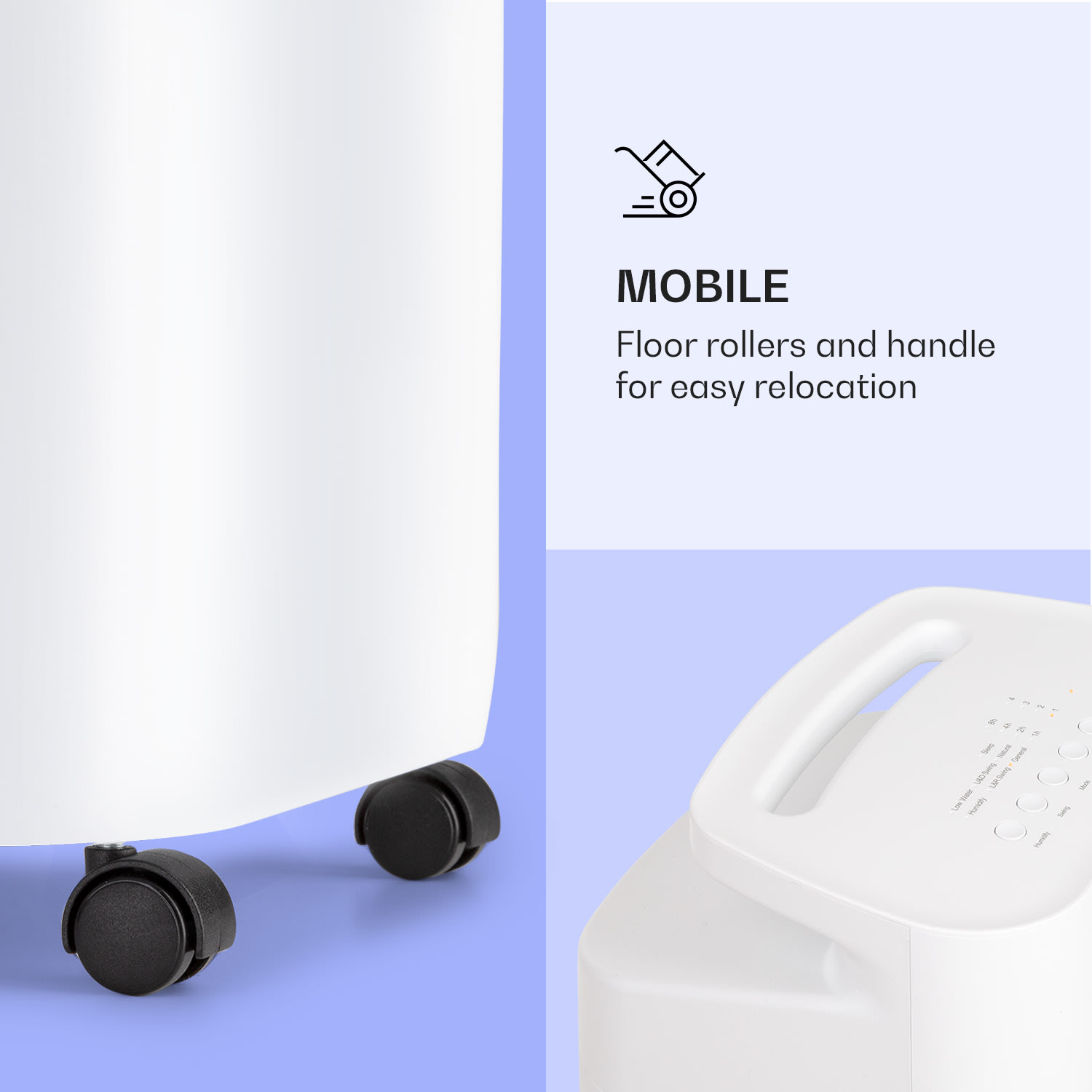 Refrigerador de Ar 3 em 1 IceWind Max 330 m³/h 60W Oscilação 6 Litros Temporizador Comando de Controlo Remoto Max | Branco