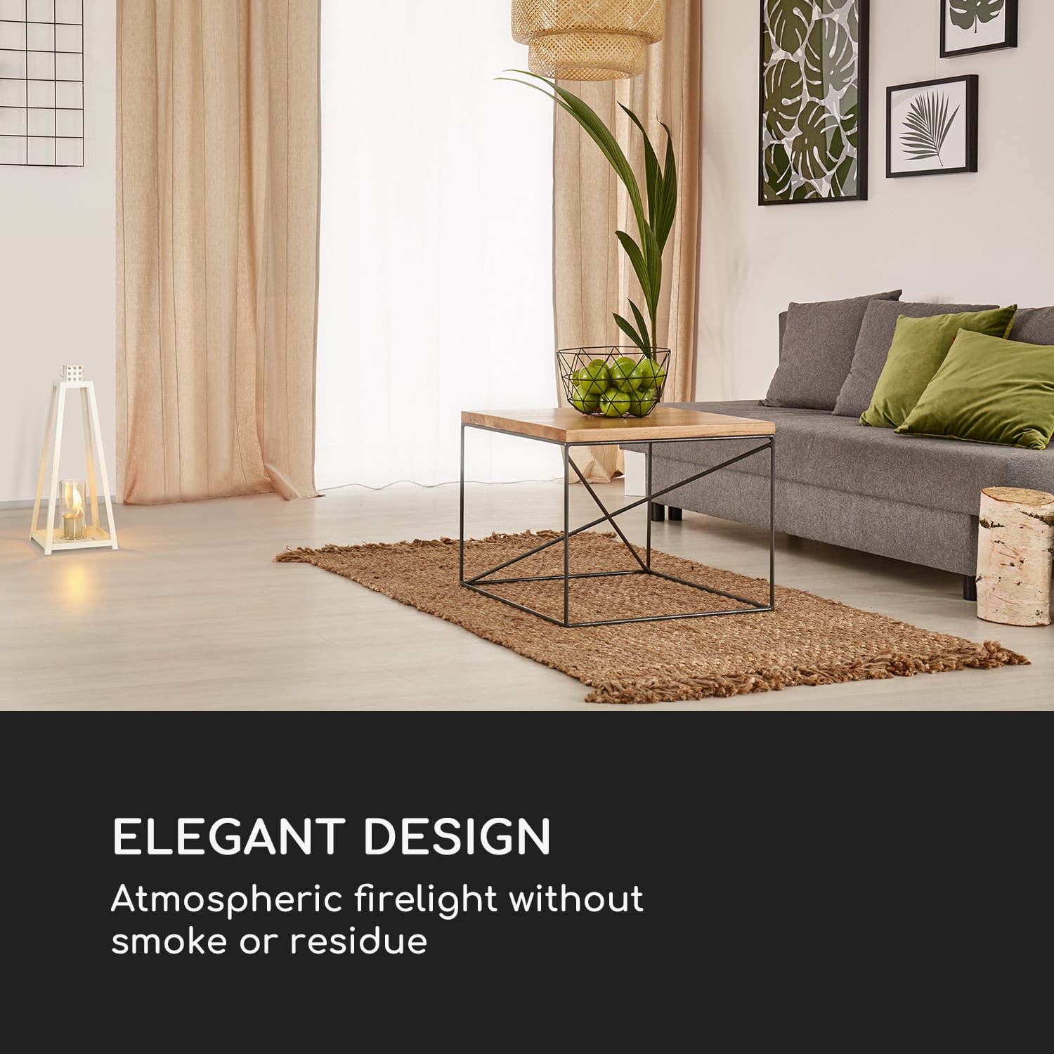 Fiamme Triangolo, etanolske lampe, set od 2 komada, plamenik od nehrđajućeg čelika, 0,3 litre, vrijeme gorenja 4 sata Bijela