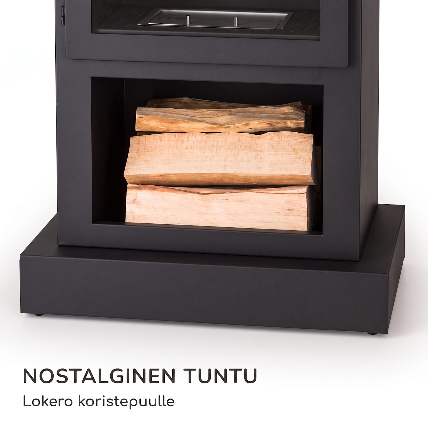 Fiamme Camino biotakka poltin ruostumattomasta teräksestä 1,15 litraa 4 h paloaika  