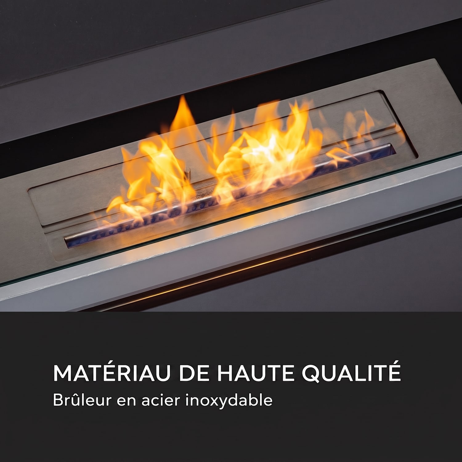 Fiamme Scoppi ethanol haard rvs brander 3 liter 5-6 u brandduur Zwart