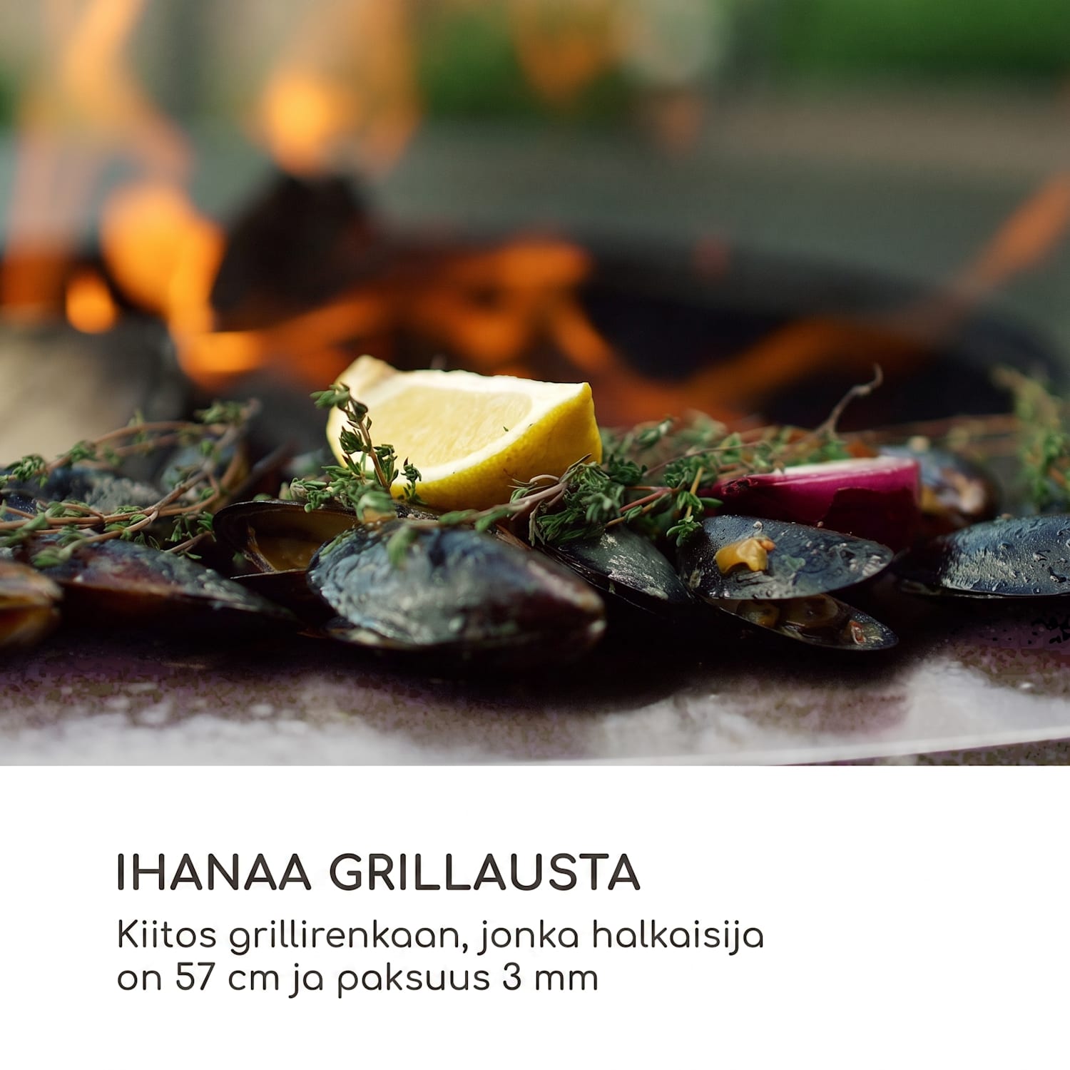 Savage 2.0 Tall tulimalja grillillä sivupöydät bambusta sis.  Säänsuoja Seisomassa | Ruoste