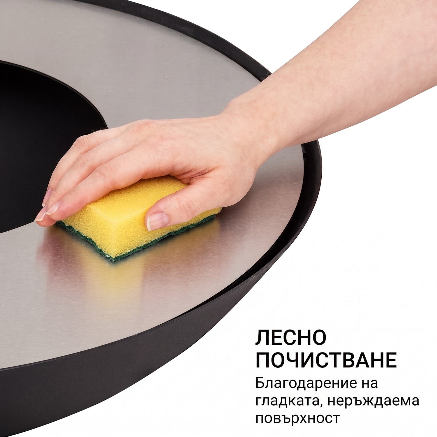 Savage 2.0 Tall, огнище с грил, бамбукови странични масички, защитен капак Изправени | Черно