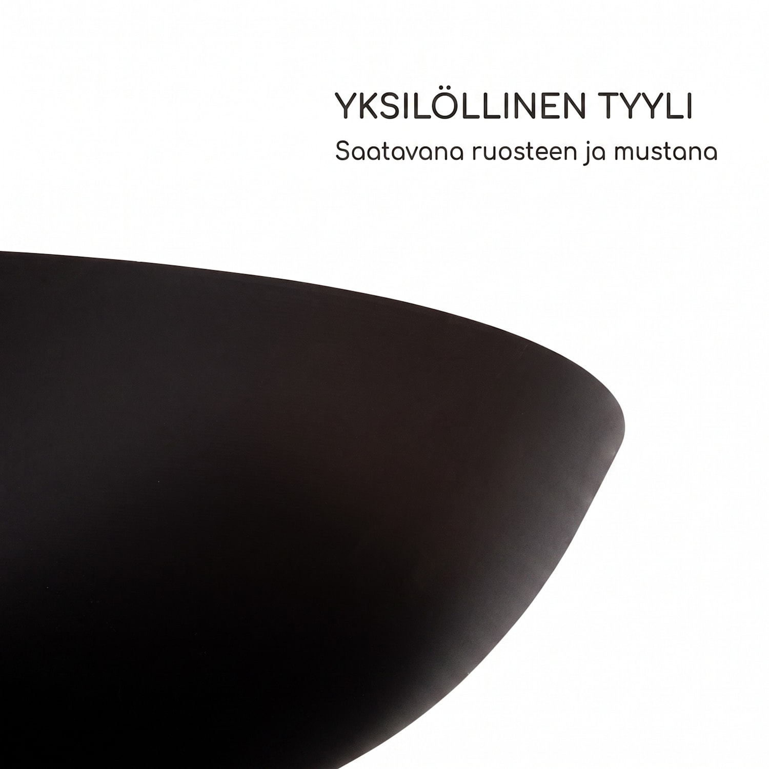 Savage 2.0 Tall tulimalja grillillä sivupöydät bambusta sis.  Säänsuoja Seisomassa | Musta