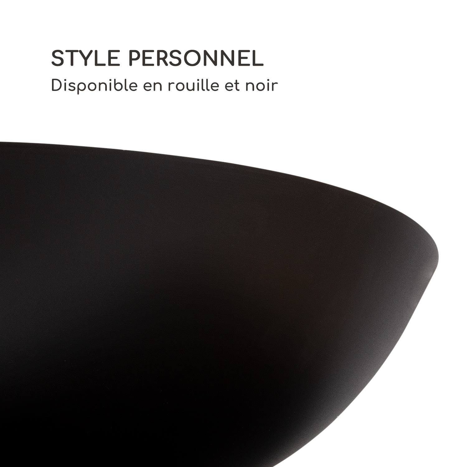 Braséro Savage 2.0 Wide avec planche à découper en bambou et protection contre les intempéries Chariot | Noir