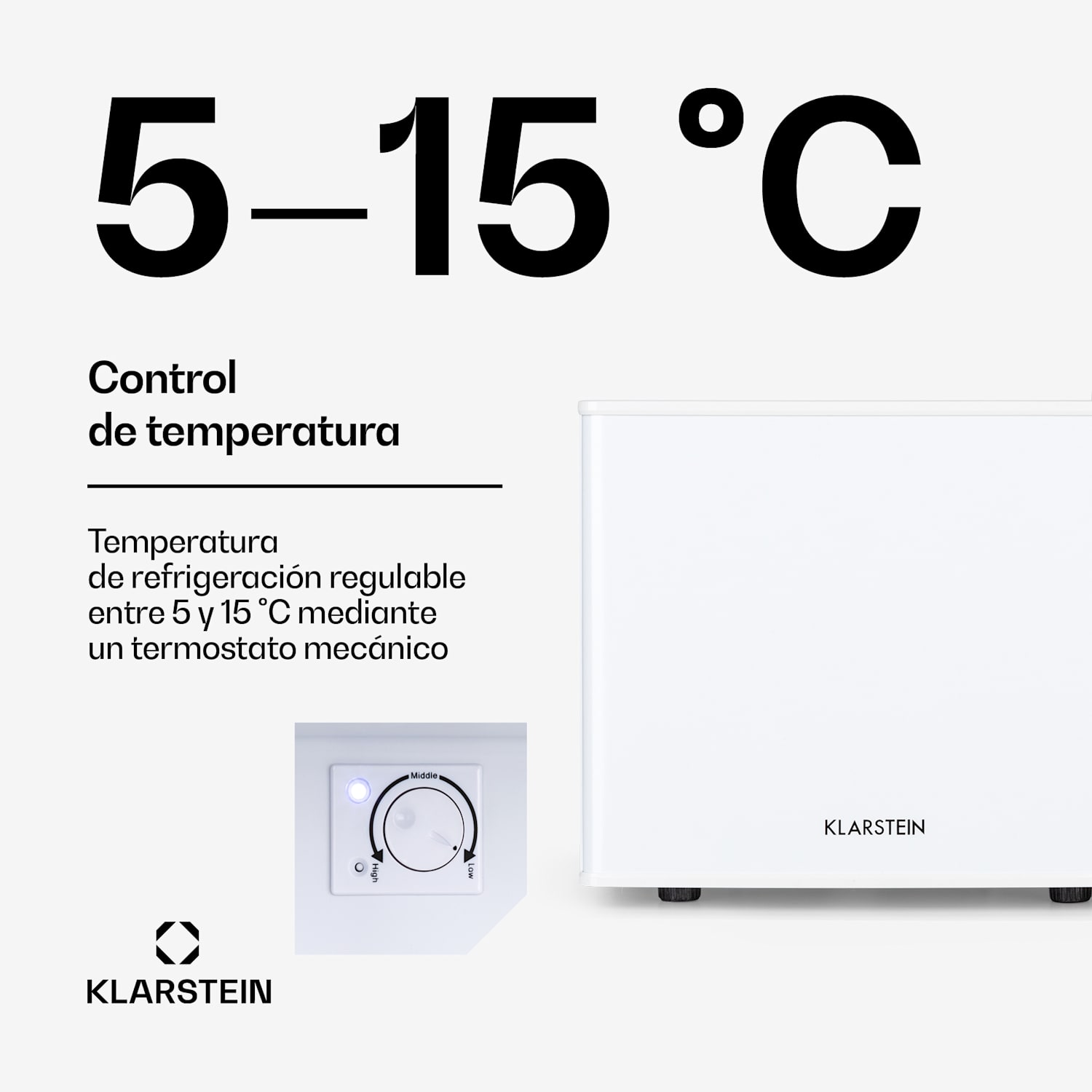 Geheimversteck Mininevera 2 niveles 17L 26dB Termoeléctrico 17 Ltr | Blanco
