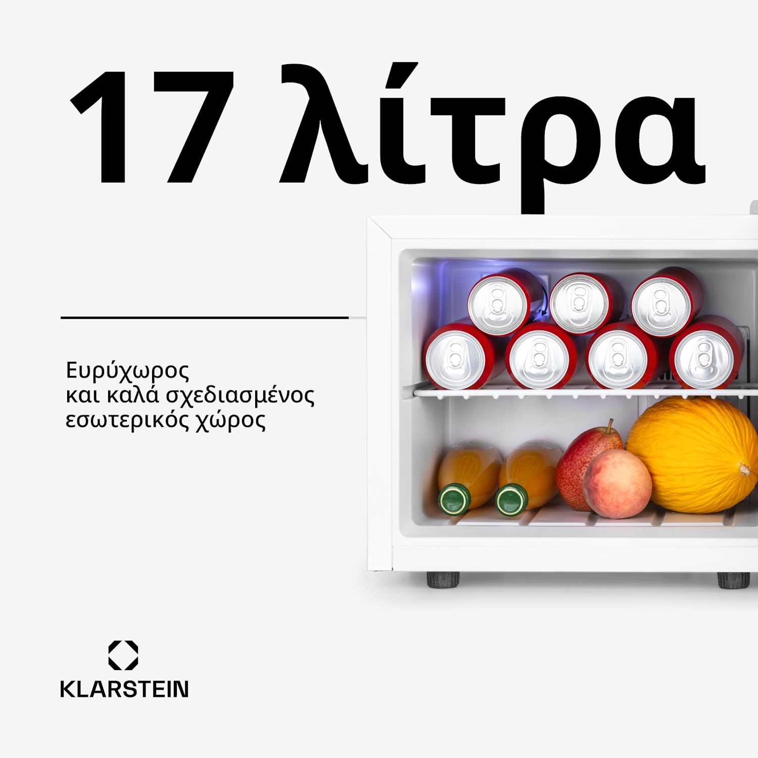 SecretHiding 34cm 17L Μικρό Ψυγείο Ποτών Λευκό 17 L | Λευκό