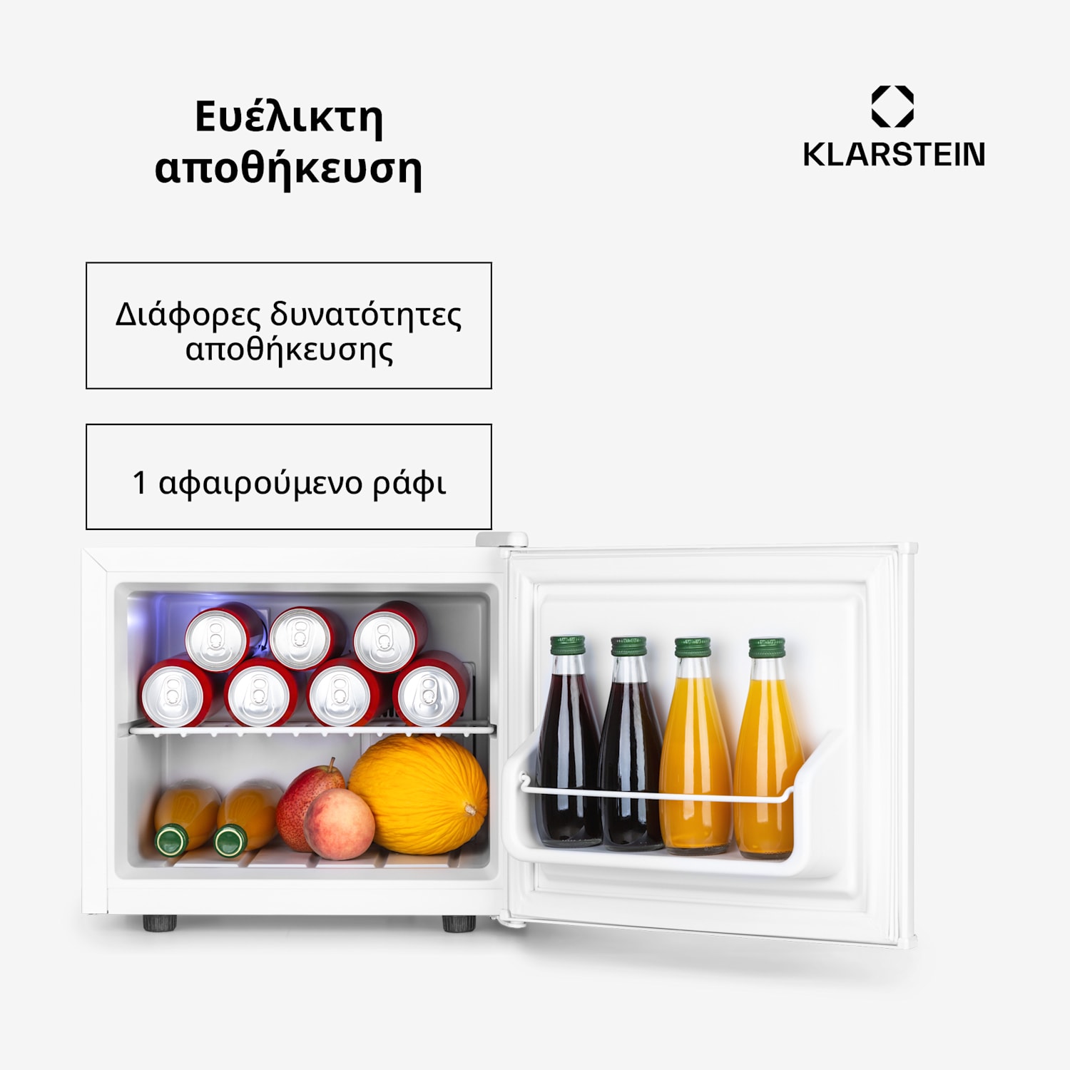 SecretHiding 34cm 17L Μικρό Ψυγείο Ποτών Λευκό 17 L | Λευκό