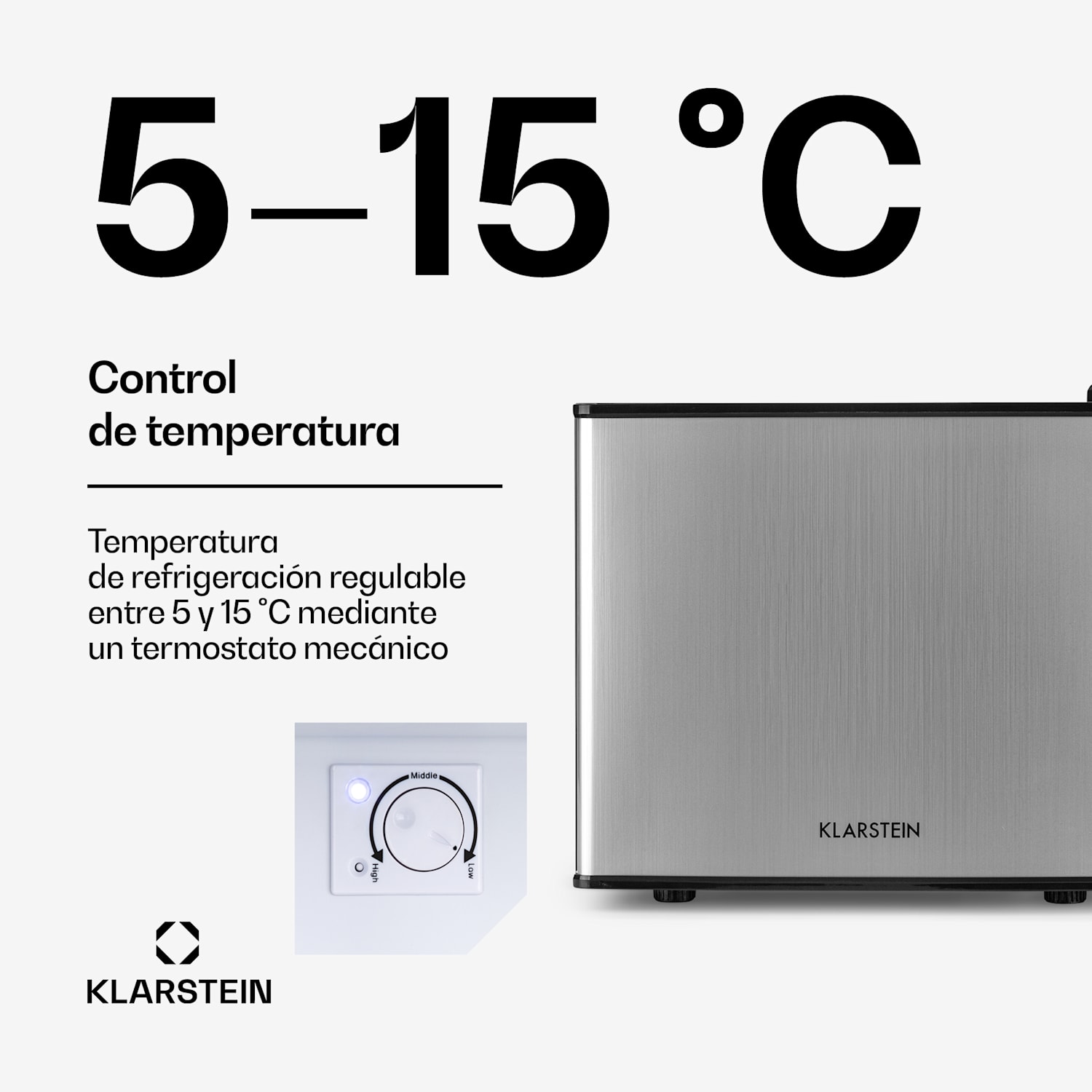SecretHiding Mininevera 2 niveles 17L 26dB Termoeléctrico 17 L | Plata
