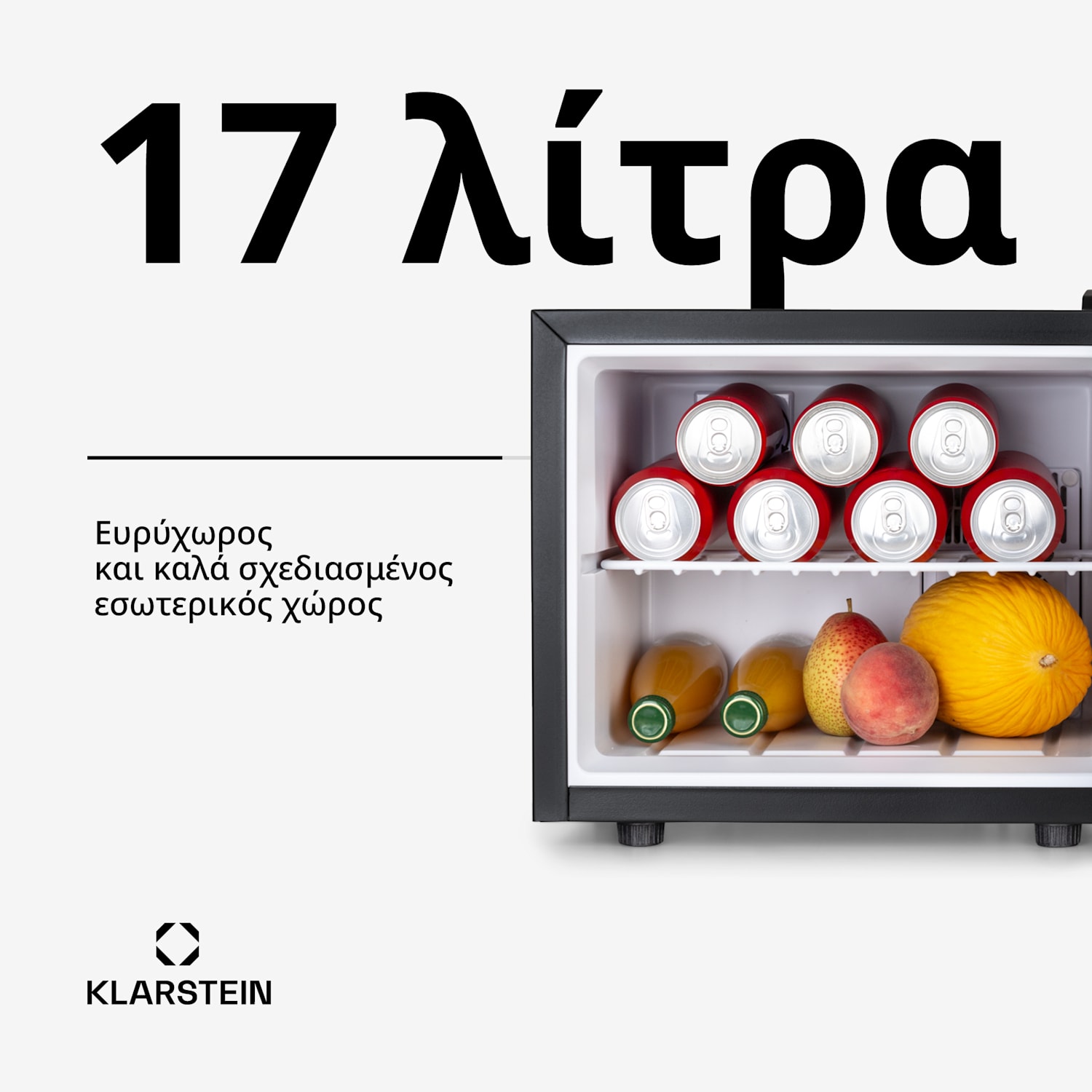 SecretHiding 34cm 17L Μικρό Ψυγείο Ποτών Ασημί 17 L | Ασημί