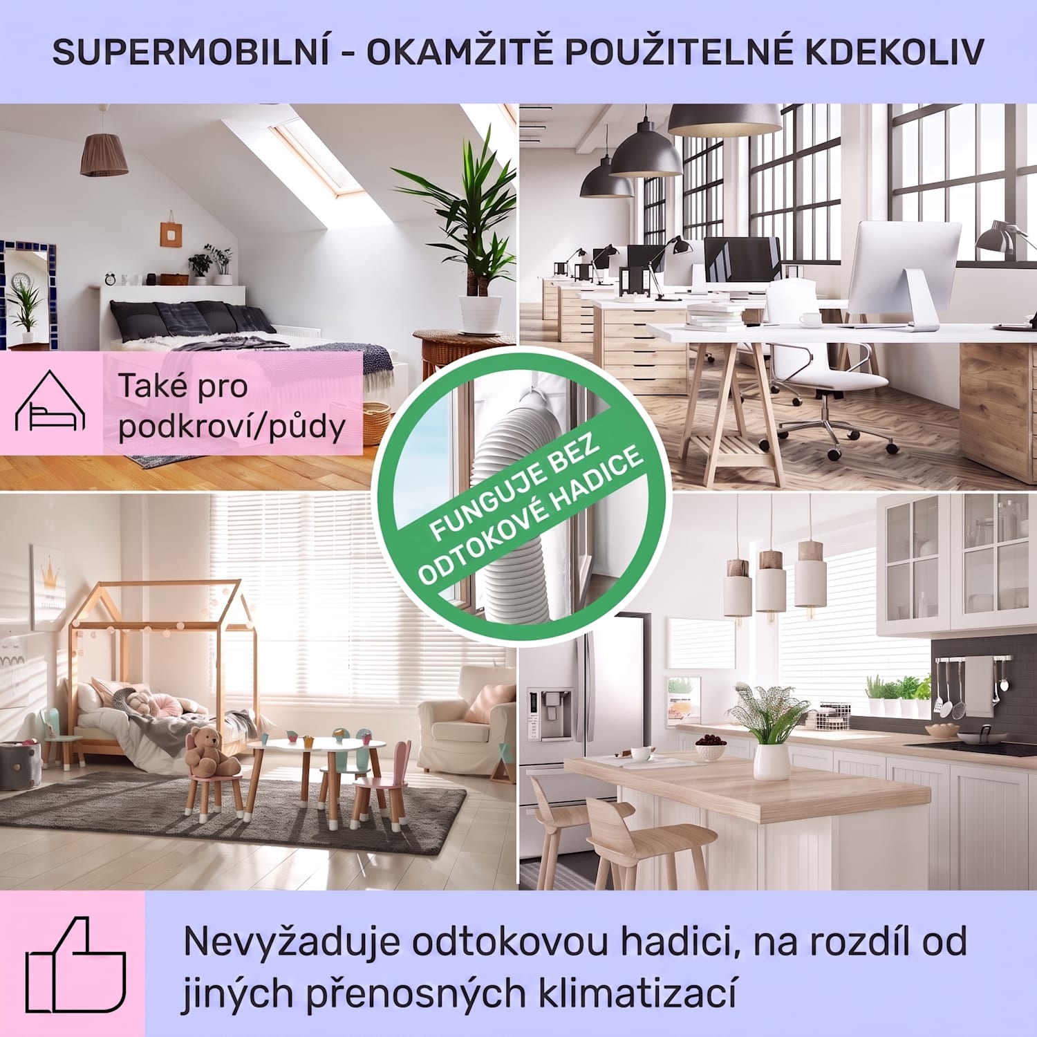 Maxfresh, ochlazovač vzduchu, ventilátor, 3 v 1, 6 l, 65W, 4 v 1,dálkové ovládání, 2 chladicí souprava 444 m³/h | Ne | Bílá / Modrá