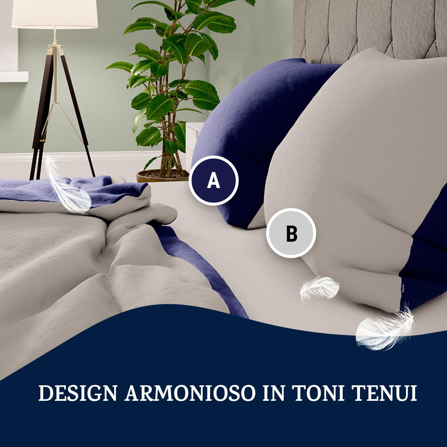 Soft Wonder-Edition, biancheria da letto, 135x200 cm Blue Ocean