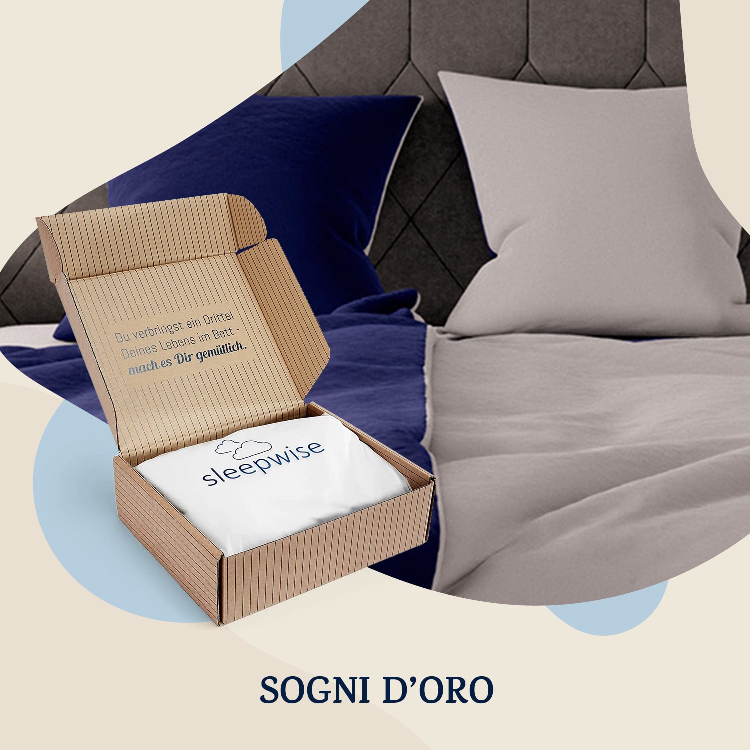 Soft Wonder-Edition, biancheria da letto, 135x200 cm Blue Ocean