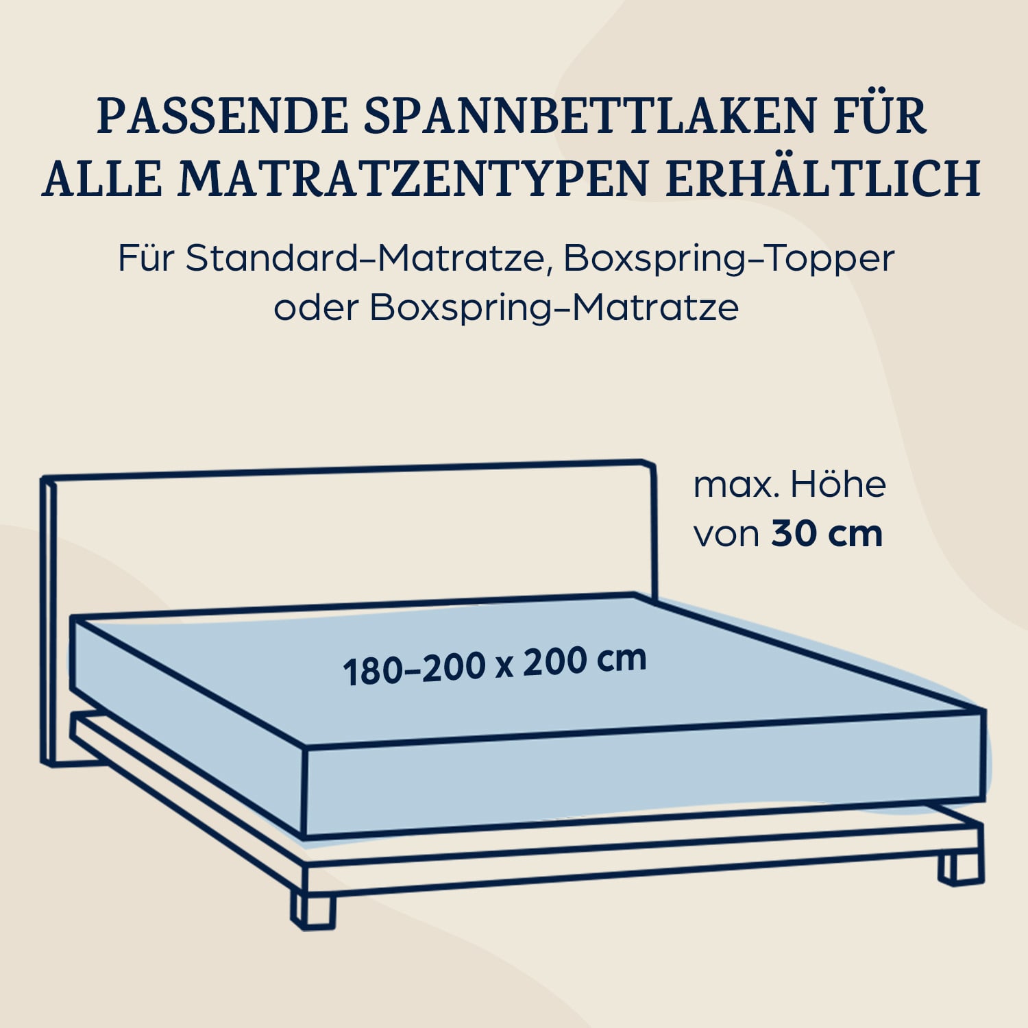 Soft Wonder-Edition Spannbettlaken 180-200 x 200 cm Mikrofaser Weiß