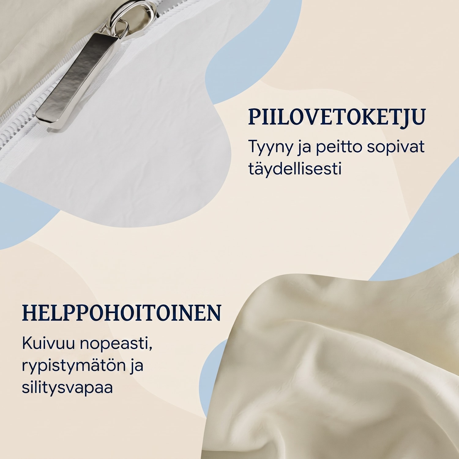 Soft Wonder-Edition -pussilakanasetti 135 x 200 cm Vintage Kerma