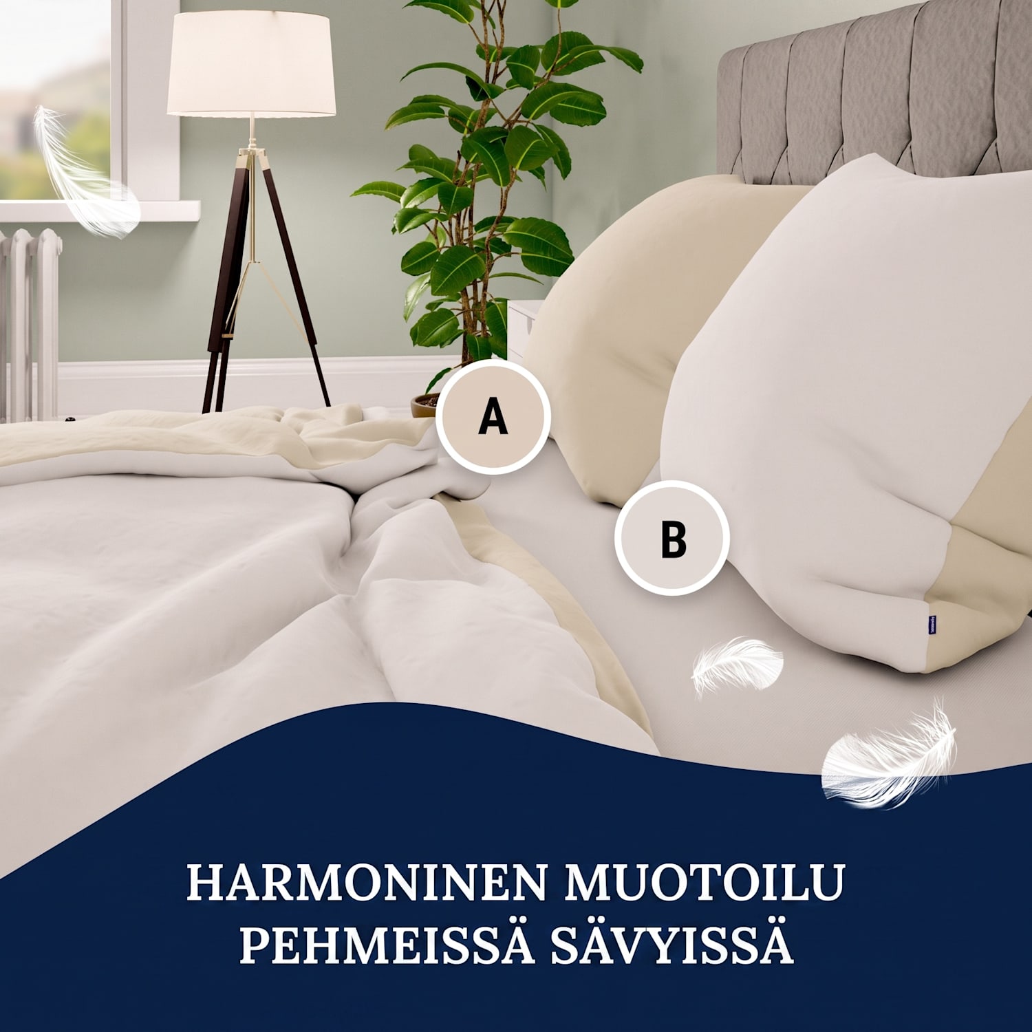 Soft Wonder-Edition -pussilakanasetti 135 x 200 cm Vintage Kerma
