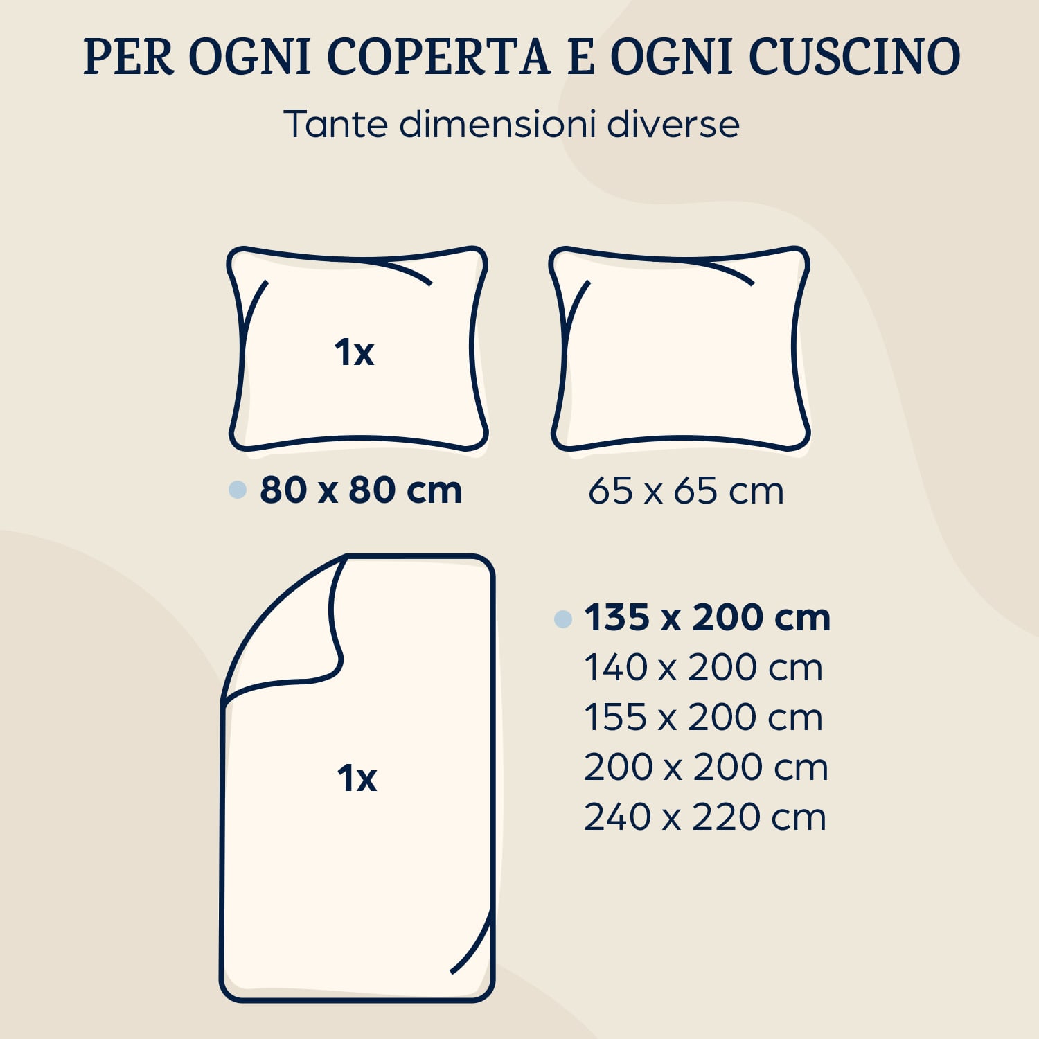 Soft Wonder-Edition Copripiumino 135x200 cm Crema vintage