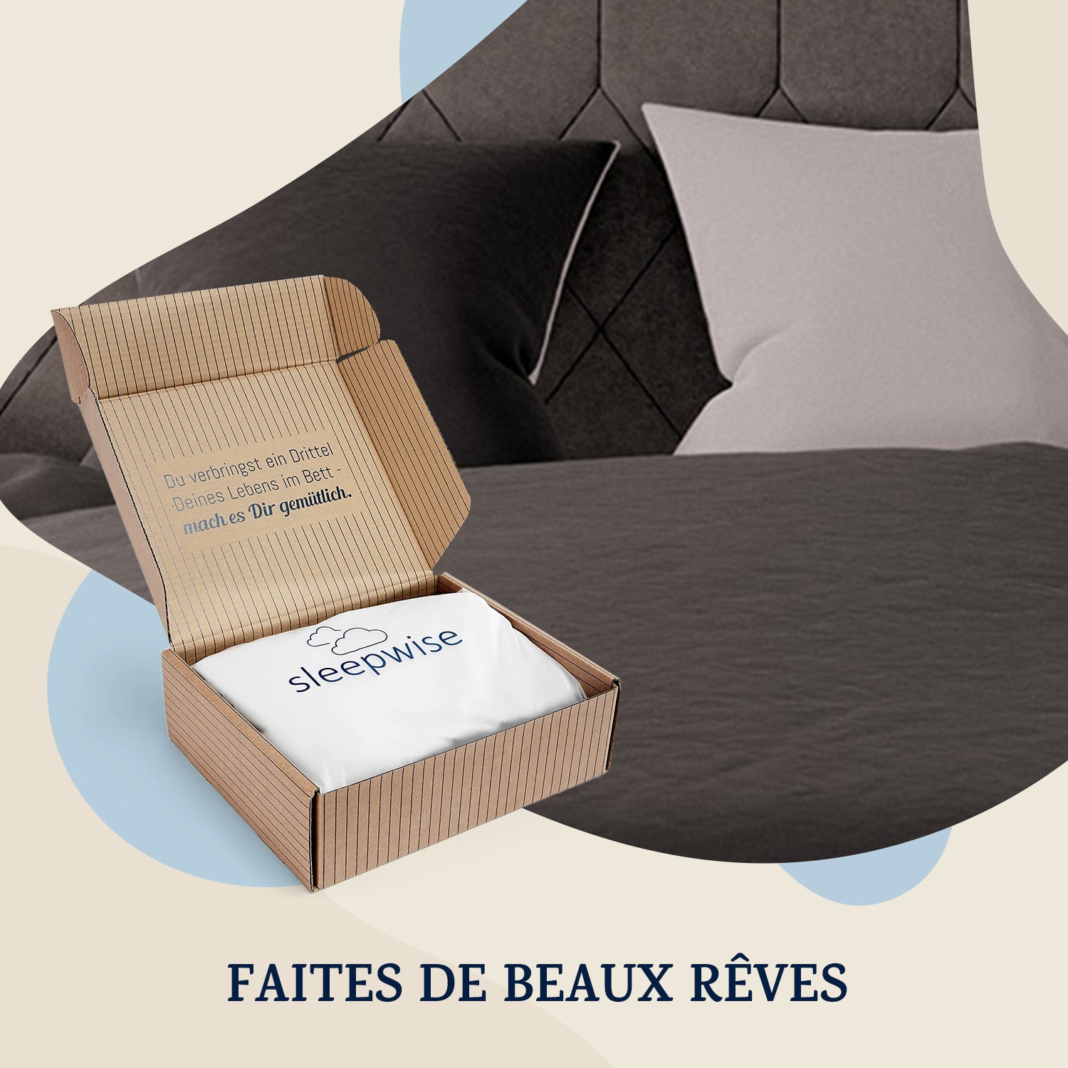 Soft Wonder Edition beddengoed 200x200 cm donkergrijs/lichtgrijs Donkergrijs