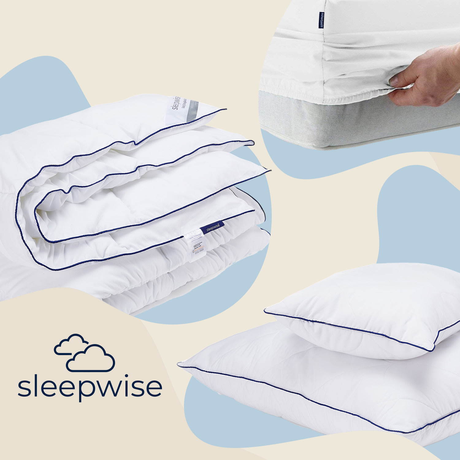 Soft Wonder Edition beddengoed 200x200 cm donkergrijs/lichtgrijs Donkergrijs