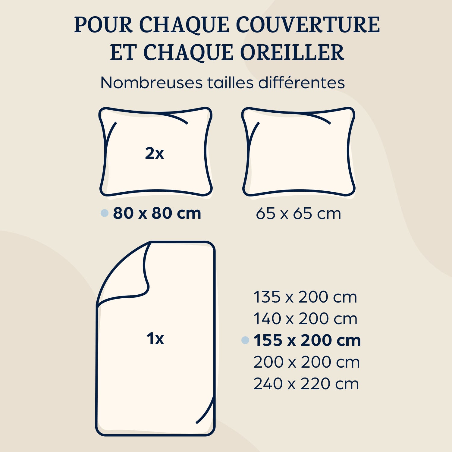 Soft Wonder-Edition parure de lit 155x200 cm gris clair / blanc 