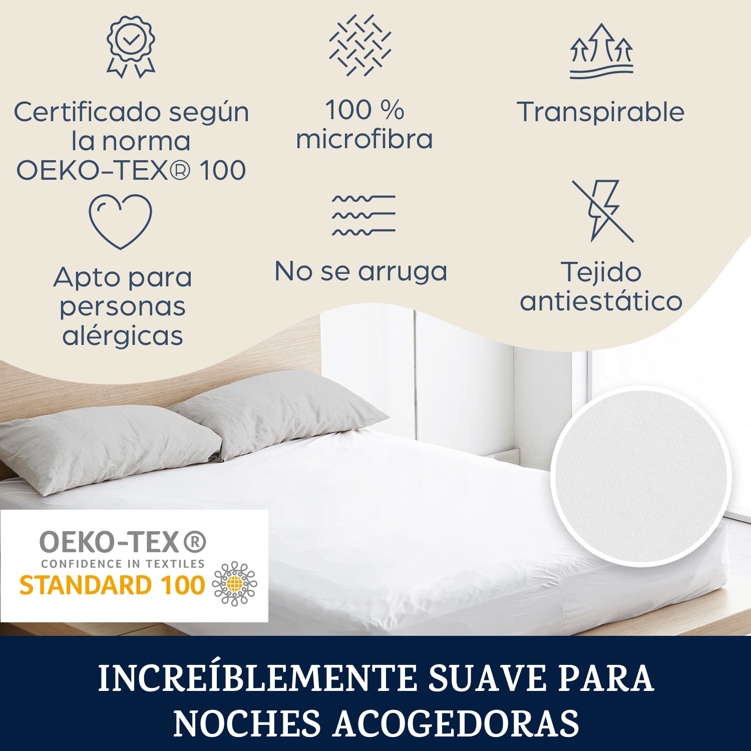 Ropa de cama edición Soft Wonder 90-100x200  cm Blanco