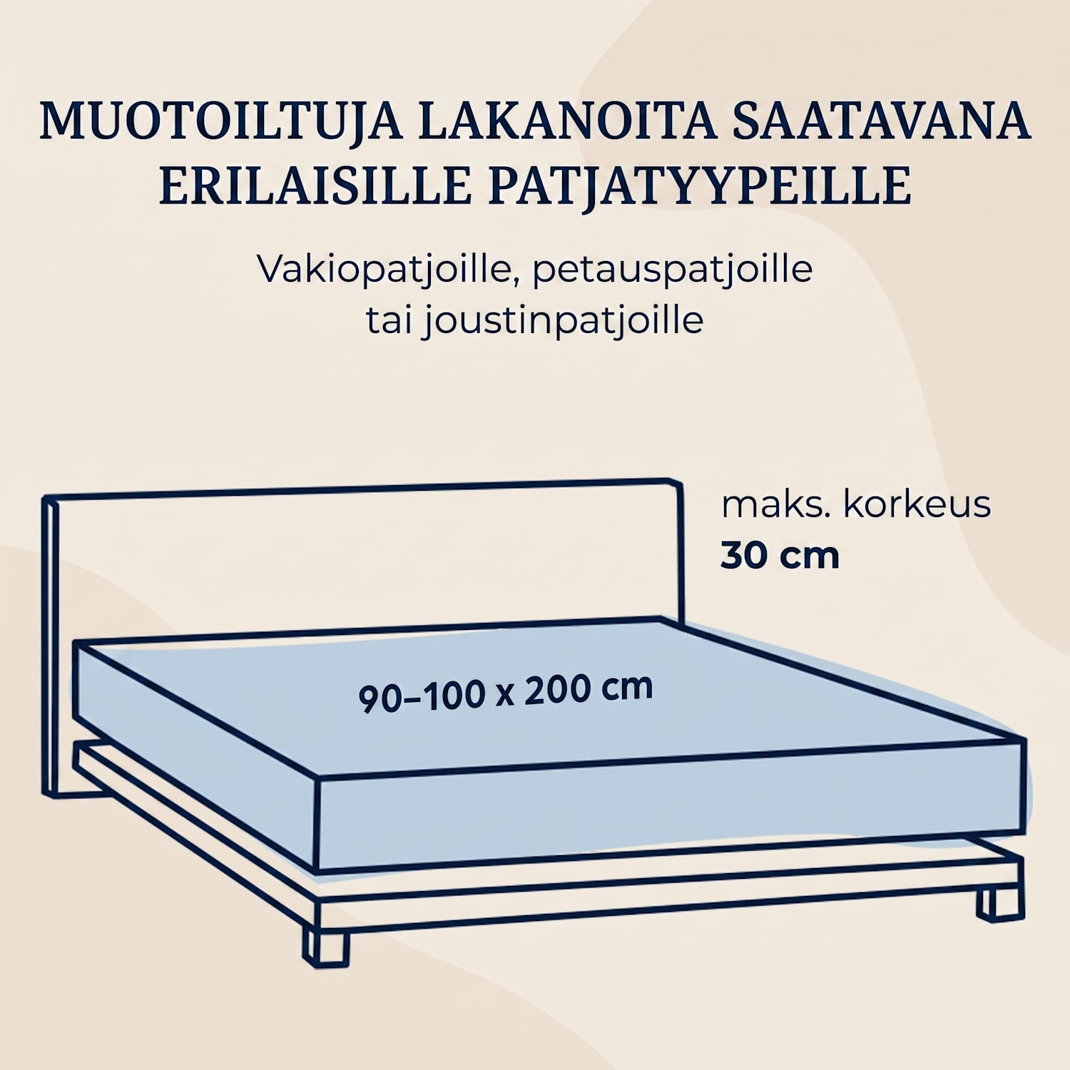 Soft Wonder-Edition, muotoonommeltu lakana, 90-100 x 200 cm, mikrokuitu Valkoinen