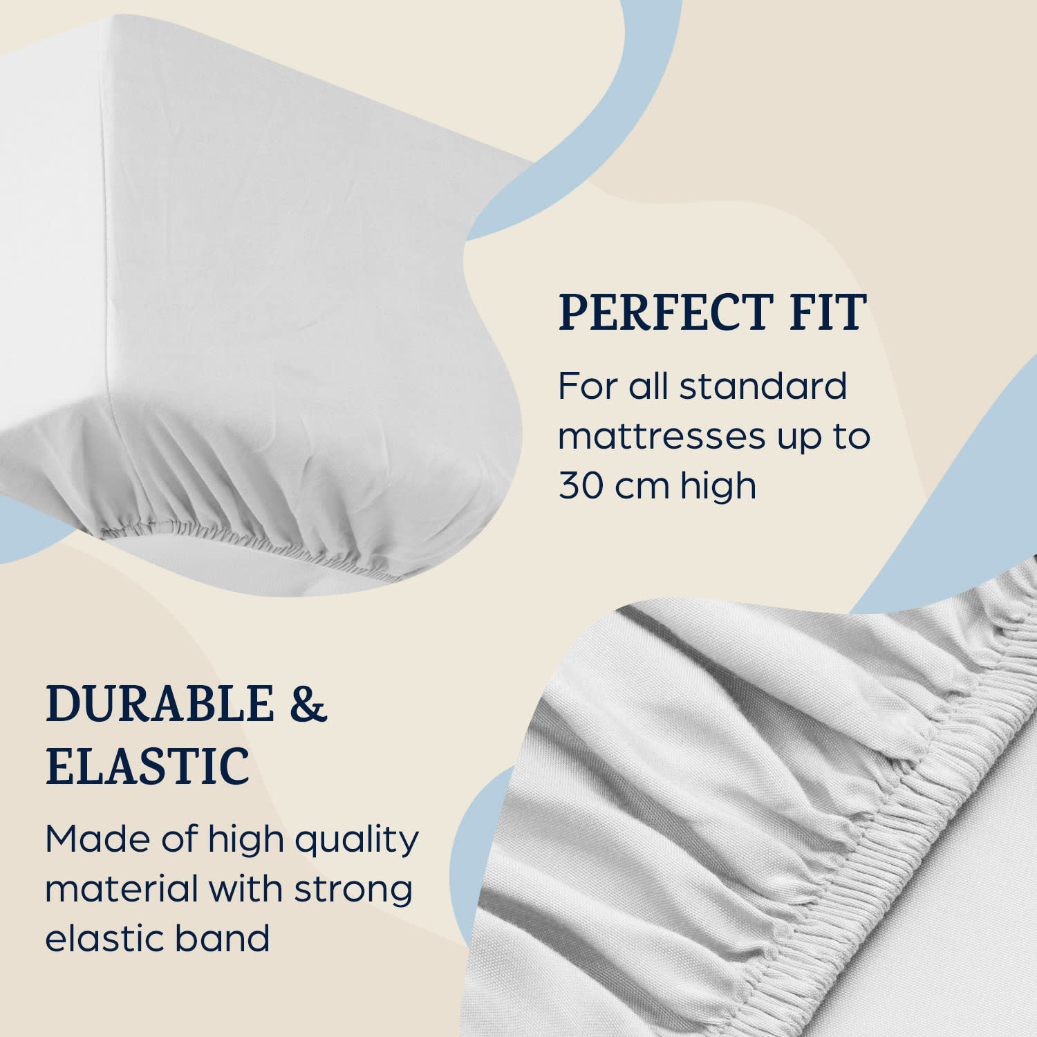 Soft Wonder-Edition, elastična plahta za krevet, 90 – 100 x 200 cm, mikrofibra 