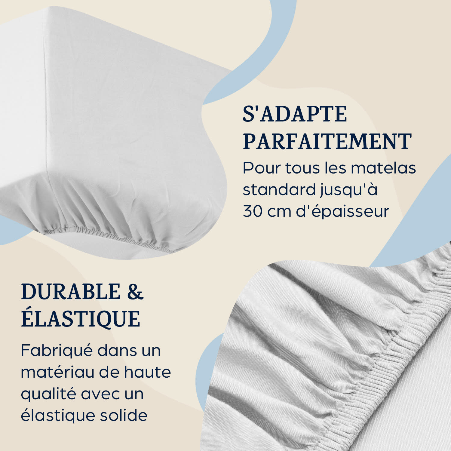 Soft Wonder-Edition hoeslaken 140-160 x 200 cm microvezel 