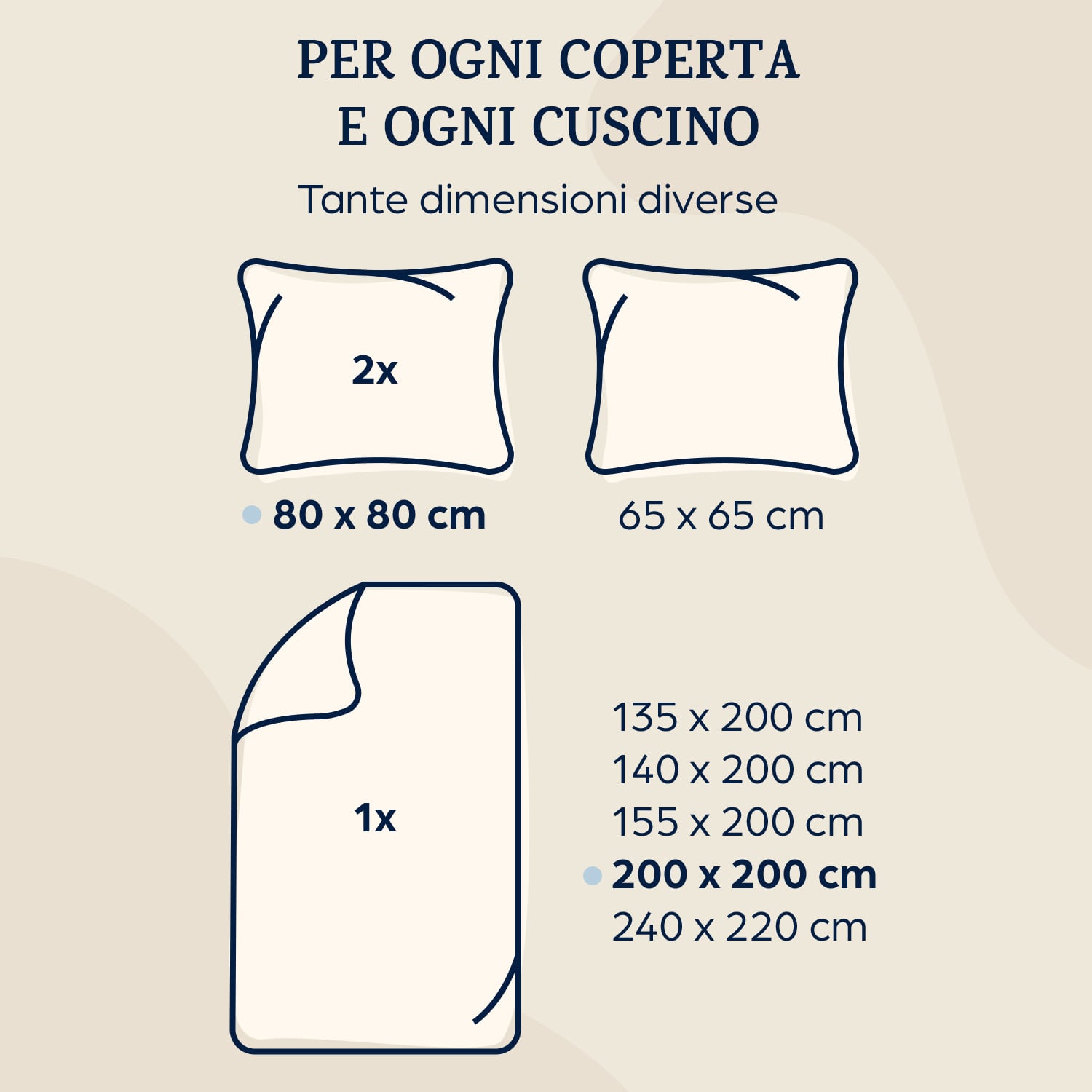 Soft Wonder-Edition, biancheria da letto, 200x200 cm Sabbia