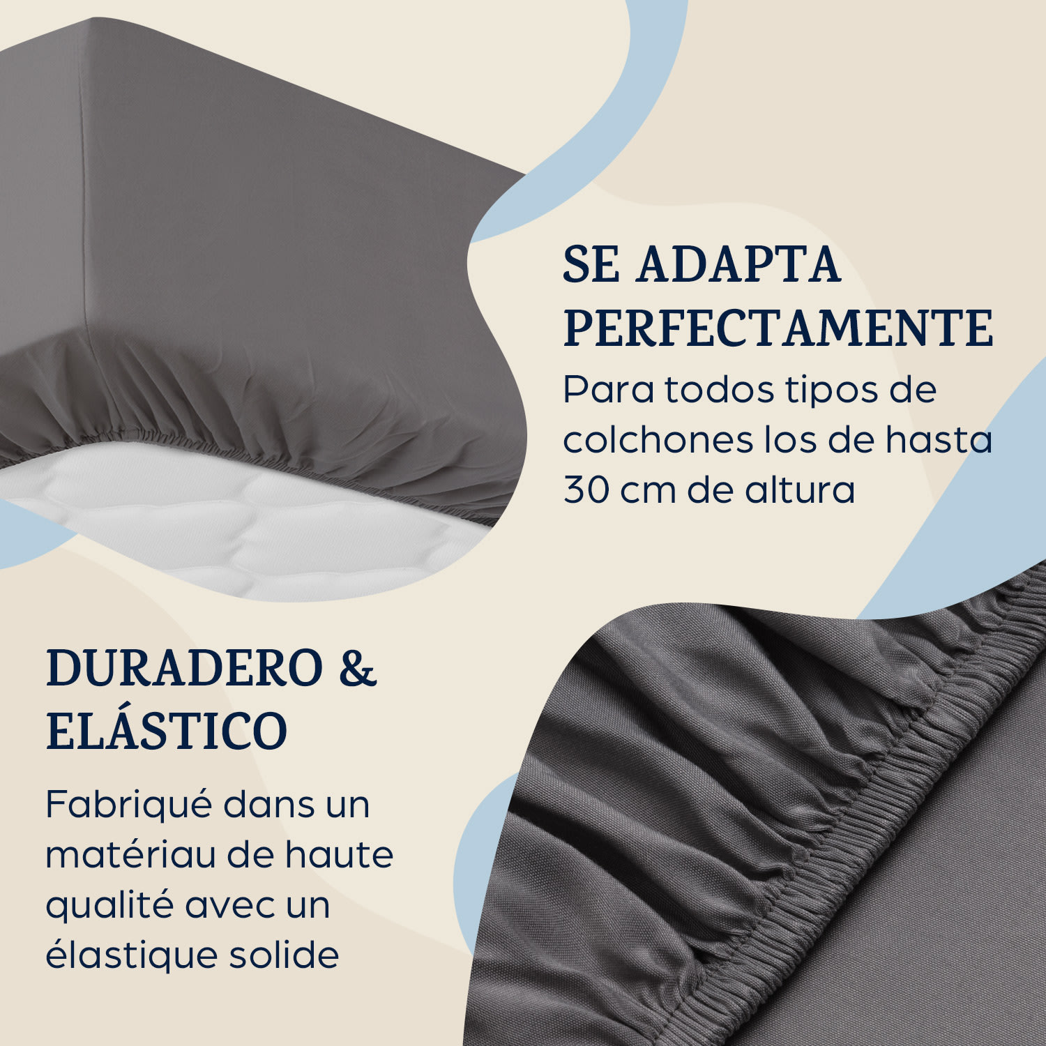 Sábana bajera Soft Wonder-Edition 90-100 x 200 cm microfibra 