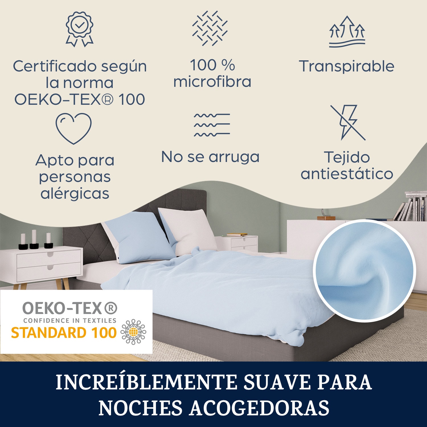 Soft Wonder-Edition Ropa de cama 155x200 cm 